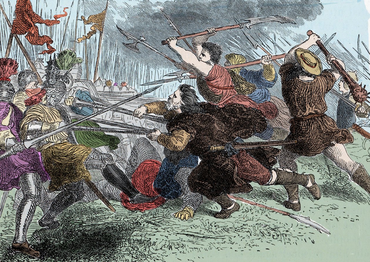 Arnold von Winkelried - Arnold von Winkelried (vagy Arnold Winkelried) Svájc legendás hőse a sempachi csatában alkotó: Unknown artist
