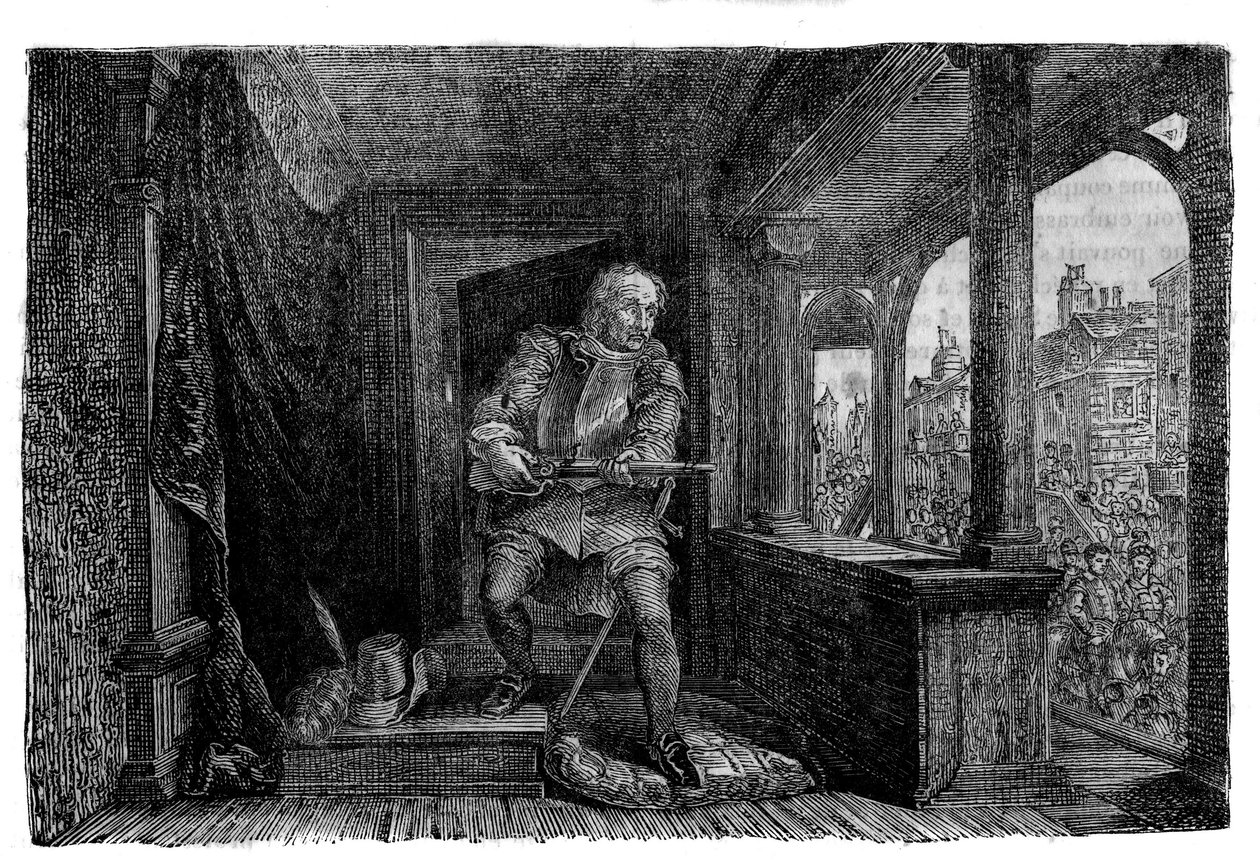 Marie Stuart féltestvére és a skót V. Jacques természetes fia Jacques de Murray meggyilkolása a 16. században. alkotó: Unknown artist