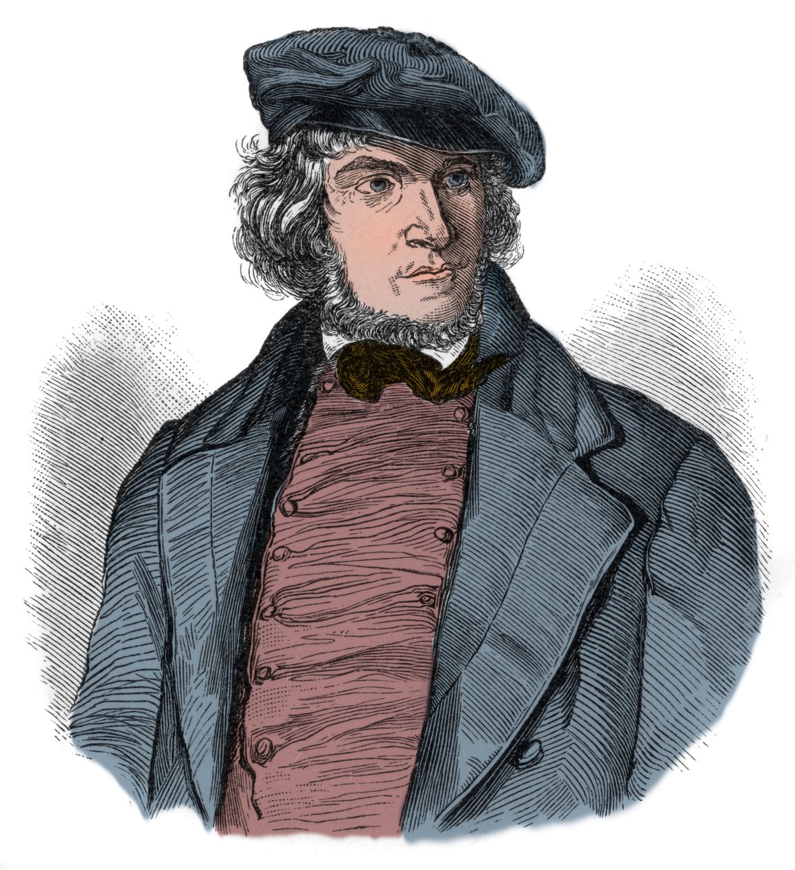 August Heinrich Hoffmann (Hoffmann von Fallersleben alkotó: Unknown artist
