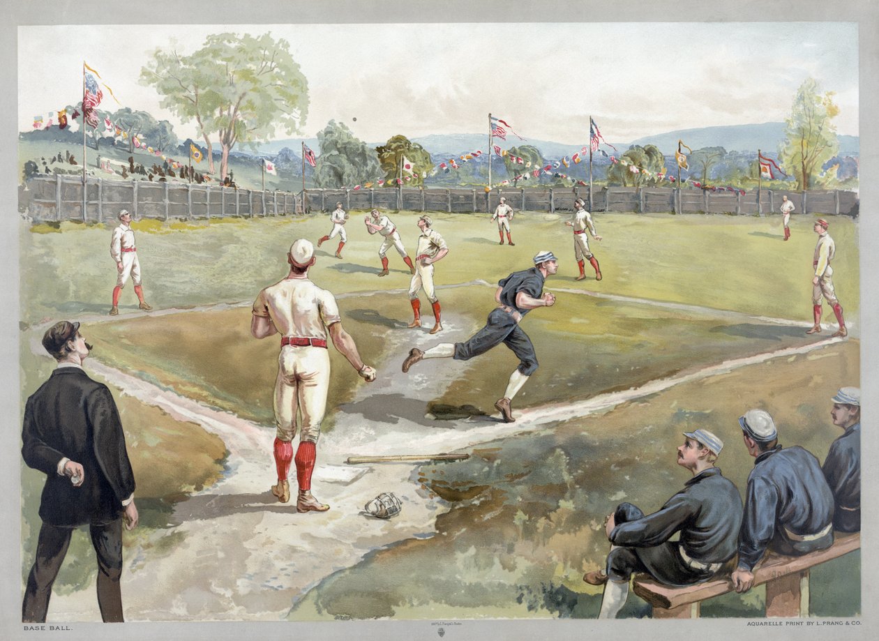 Baseball meccs alkotó: Unknown artist