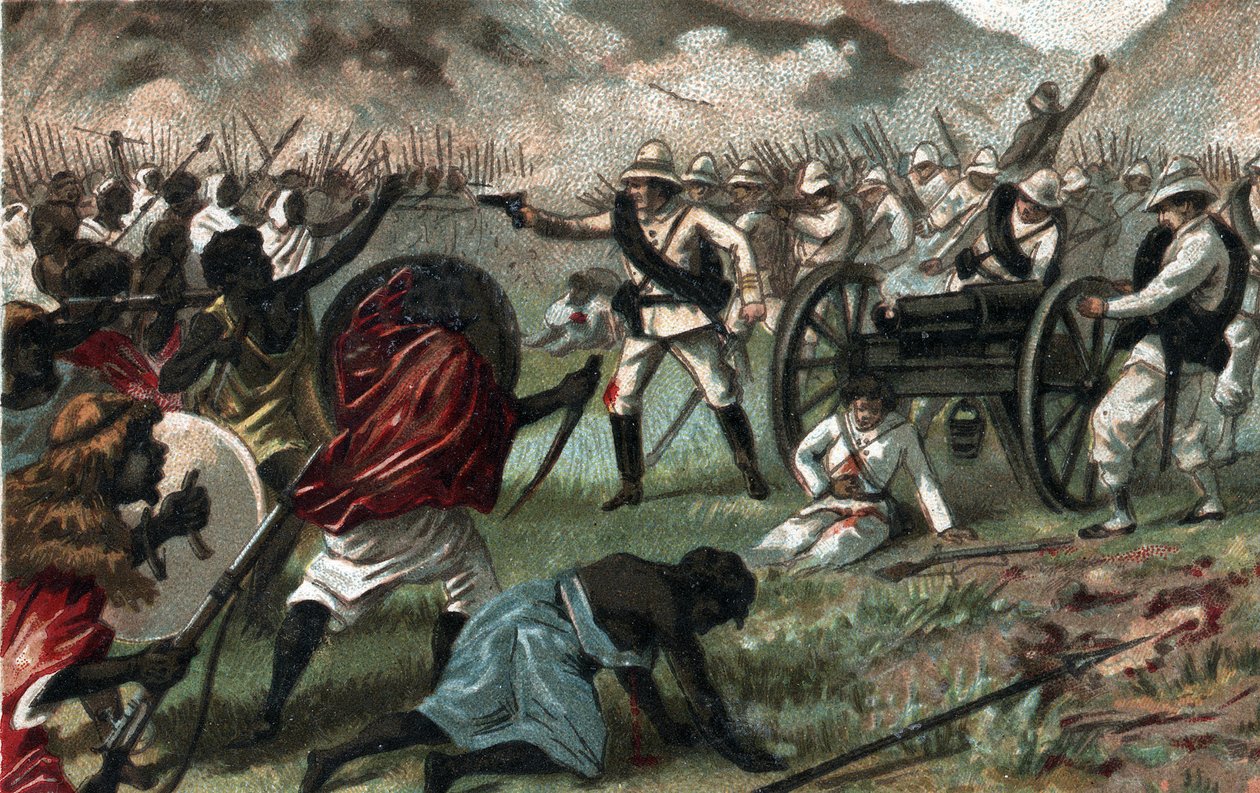 Abba Karima (Adoua, Etiópia) csata Etiópia és Olaszország között alkotó: Unknown artist