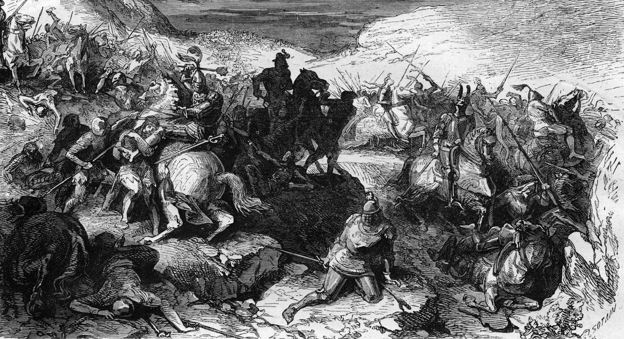 Unokacsata a burgundok és a svájci unoka között Svájcban március 2-án alkotó: Unknown artist