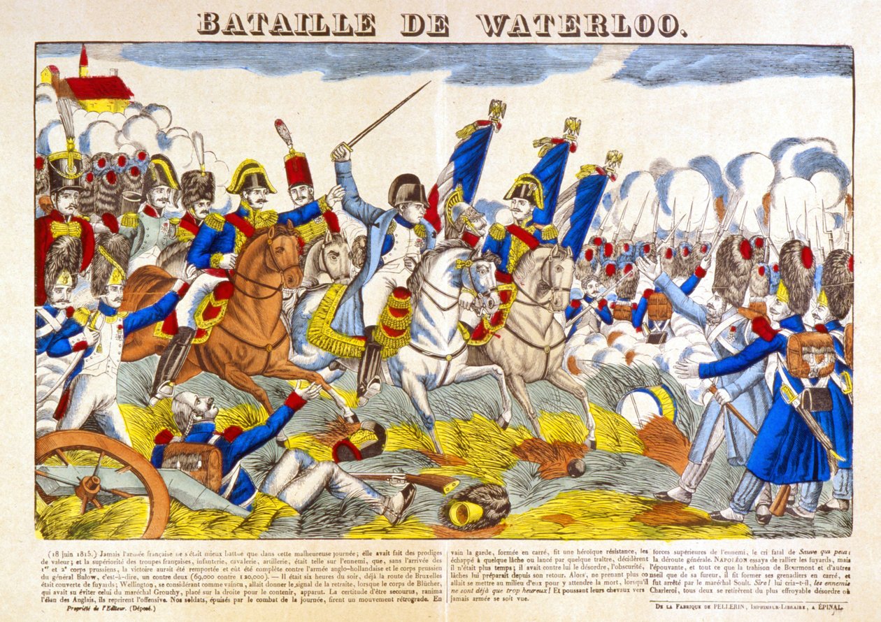 Waterloo-i csata (1815). alkotó: Unknown artist