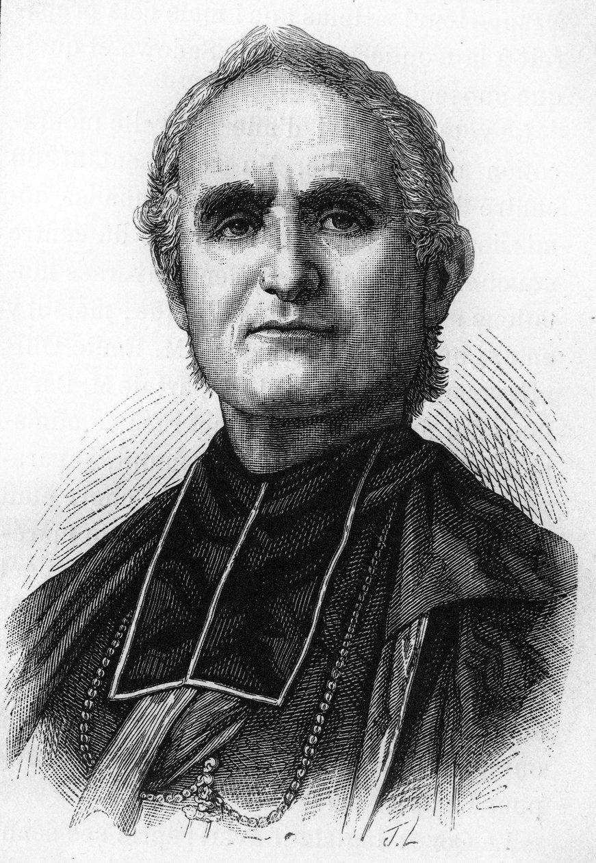 Félix Dupanloup püspök (1802-1878), francia elöljáró, Orléans-i püspök alkotó: Unknown artist