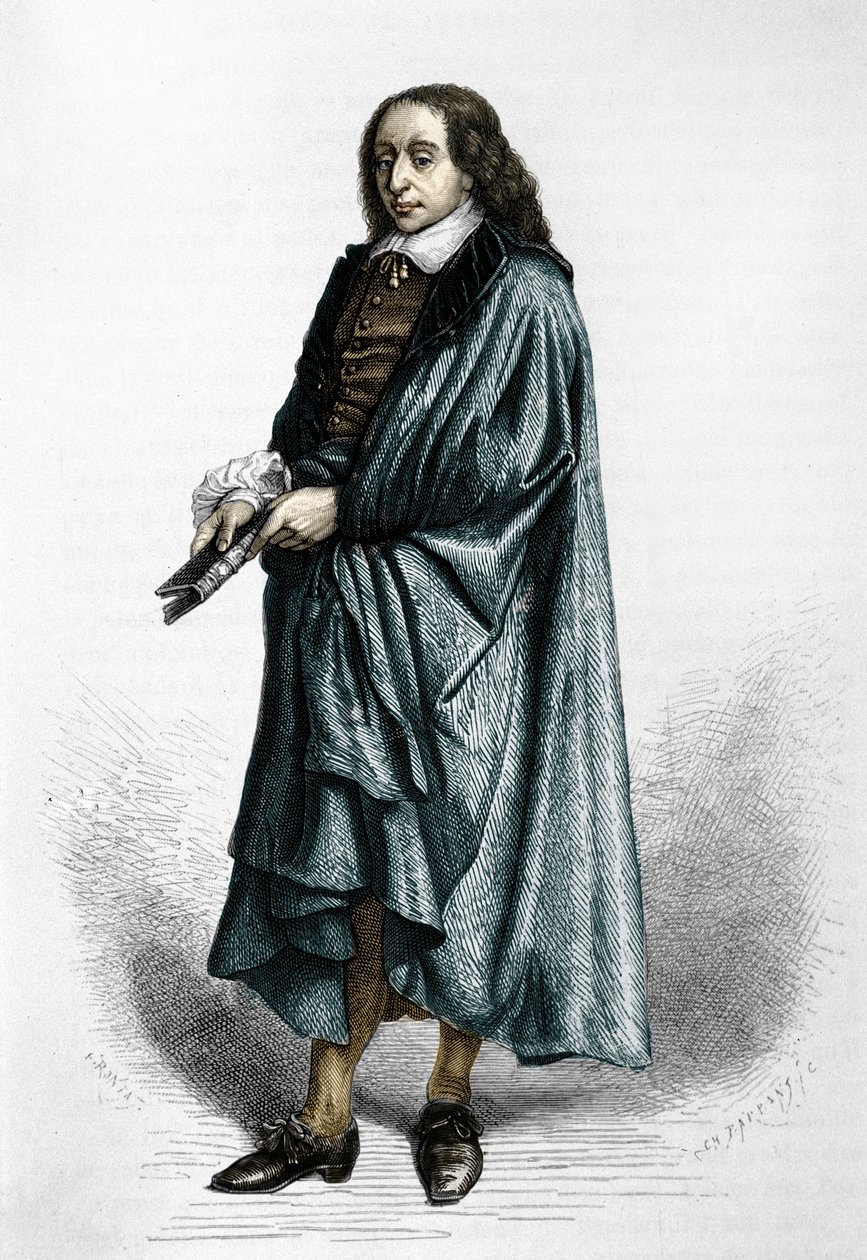 Blaise Pascal (1623-1662) francia matematikus, fizikus és író. alkotó: Unknown artist