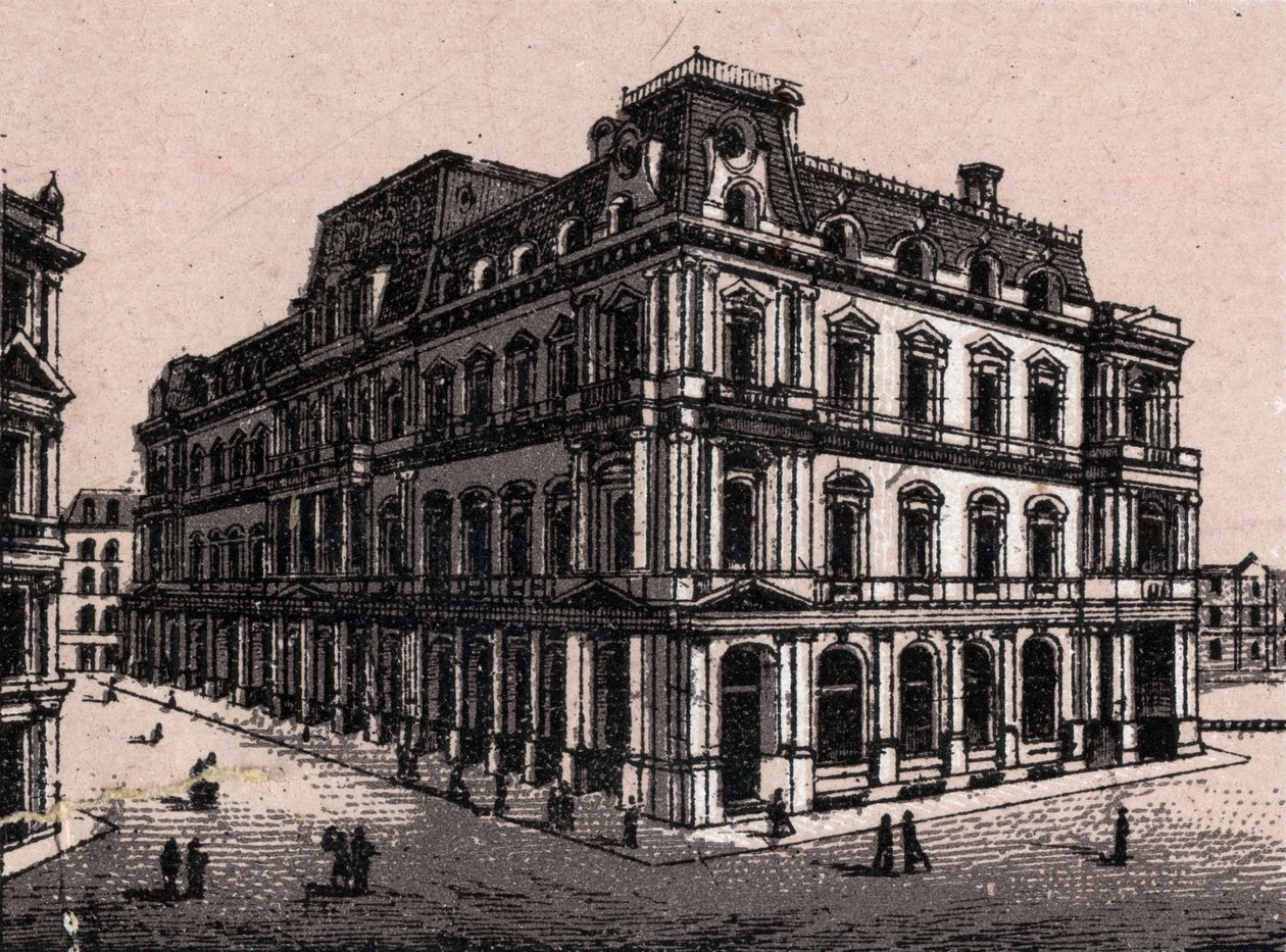 Boston, USA: posta nézete. in "" A világ 168 nézetet szemléltet"" Keltezés nélküli (19. század vége) alkotó: Unknown artist