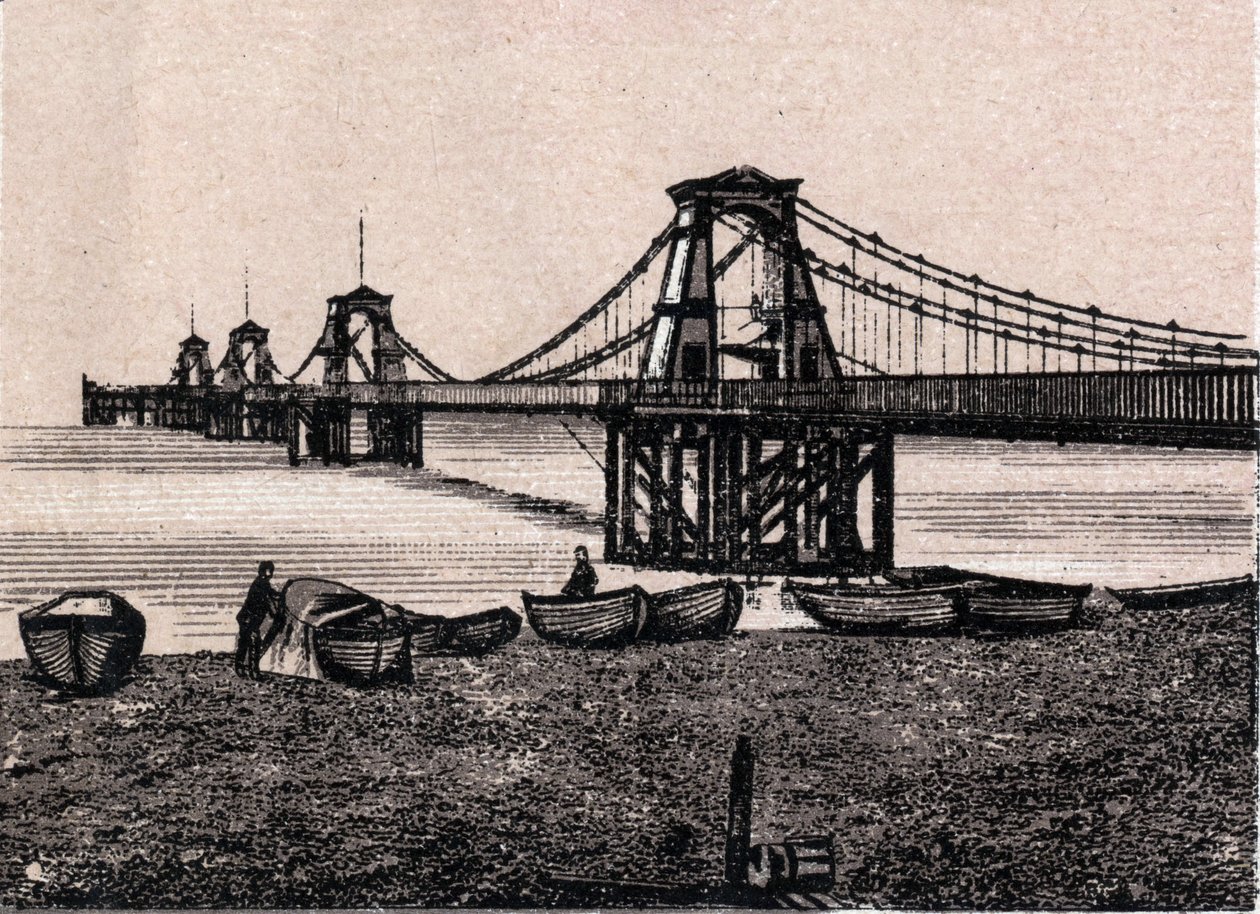 Brighton, Anglia: kilátás a Chain Pierre. in "" A világ 168 nézetet szemléltet"" Keltezés nélküli (19. század vége) alkotó: Unknown artist