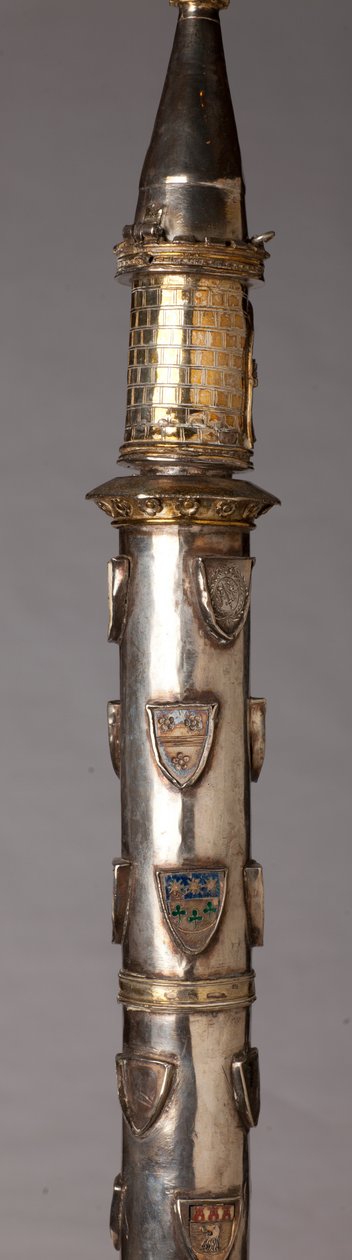 Gyertyatartó (?), ezüstműves, részlet alkotó: Unknown artist