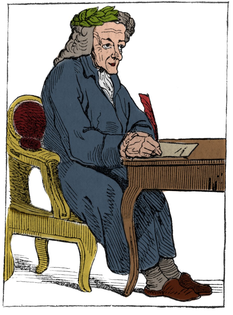 Kártyajáték a Francia Köztársaságról (1793) az Országos Konventben, 1792. szeptember 21-én, a királyságok bukása után jelent meg: a filozófus karaktere a francia író és filozófus, Francois-Marie Arouet dit Voltaire vonásaiban. Franco alkotó: Unknown artist