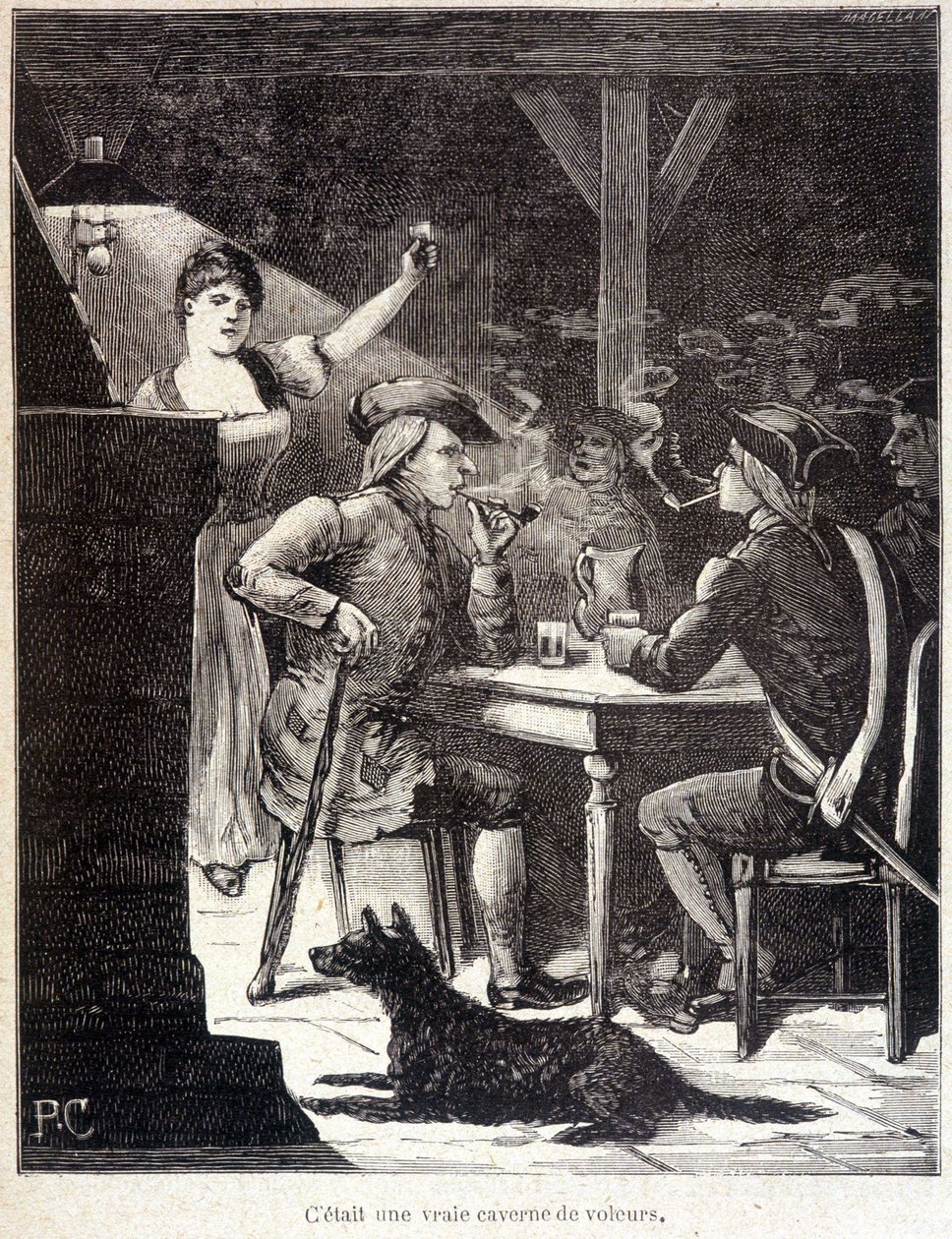 Patron egy kocsmában. alkotó: Unknown artist