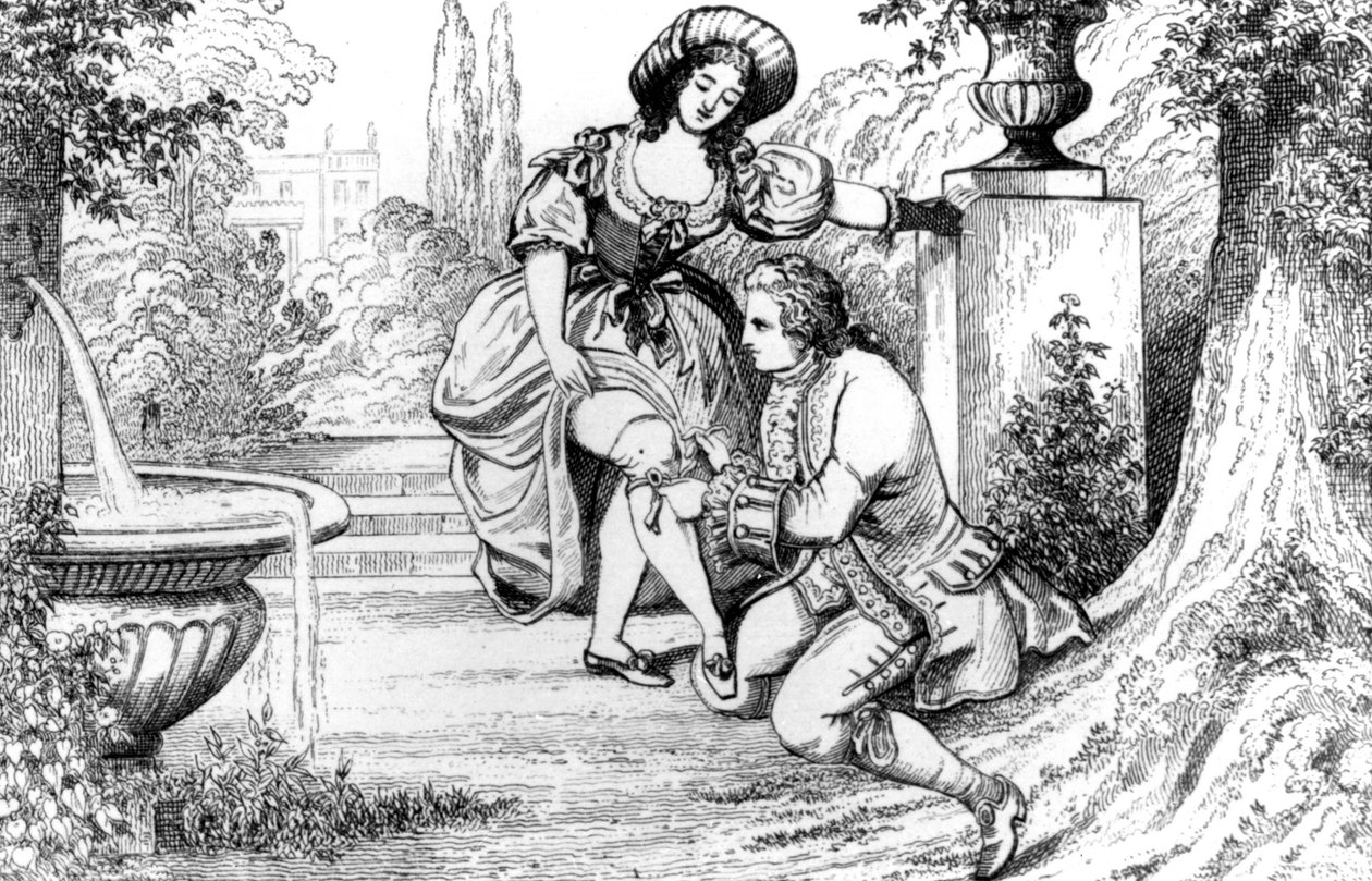 Catherine C. - Casanova „Életem története” című művében, Brüsszel 1872. alkotó: Unknown artist
