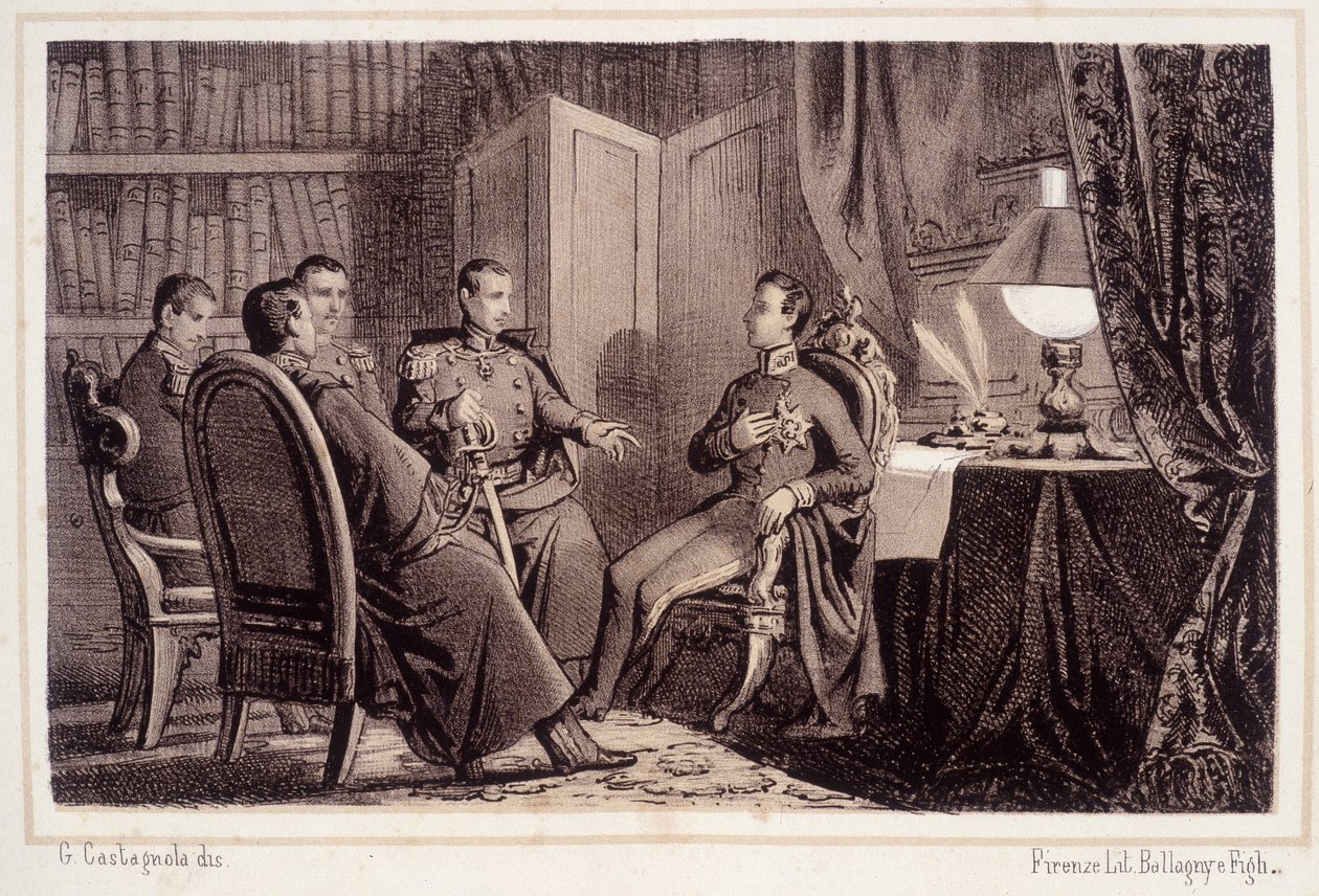 Charles Albert (1798-1849) megígéri, hogy segíti az 1821-es piemonti forradalmat – a Storia d