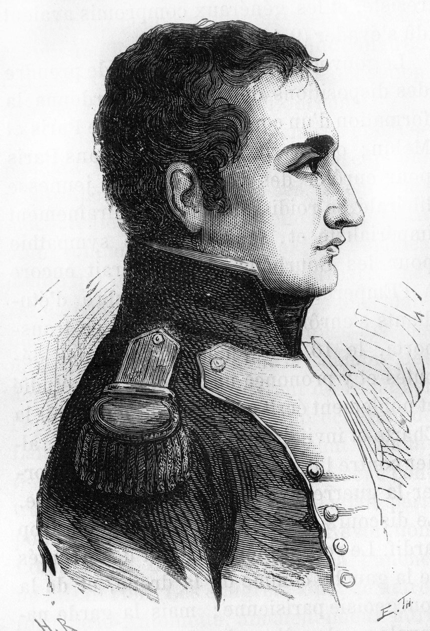 Charles Angelique François Huchet de La Bedoyère. (1786-1815). Napóleon marsallja, táborsegéd, Franciaország peer. alkotó: Unknown artist