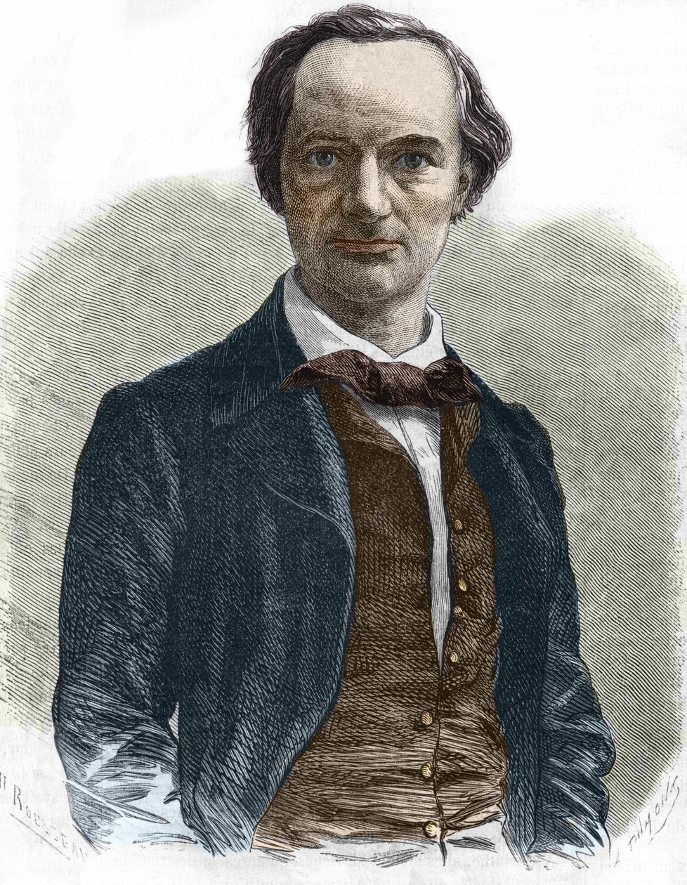 Charles Baudelaire (1821-1867), francia író. alkotó: Unknown artist