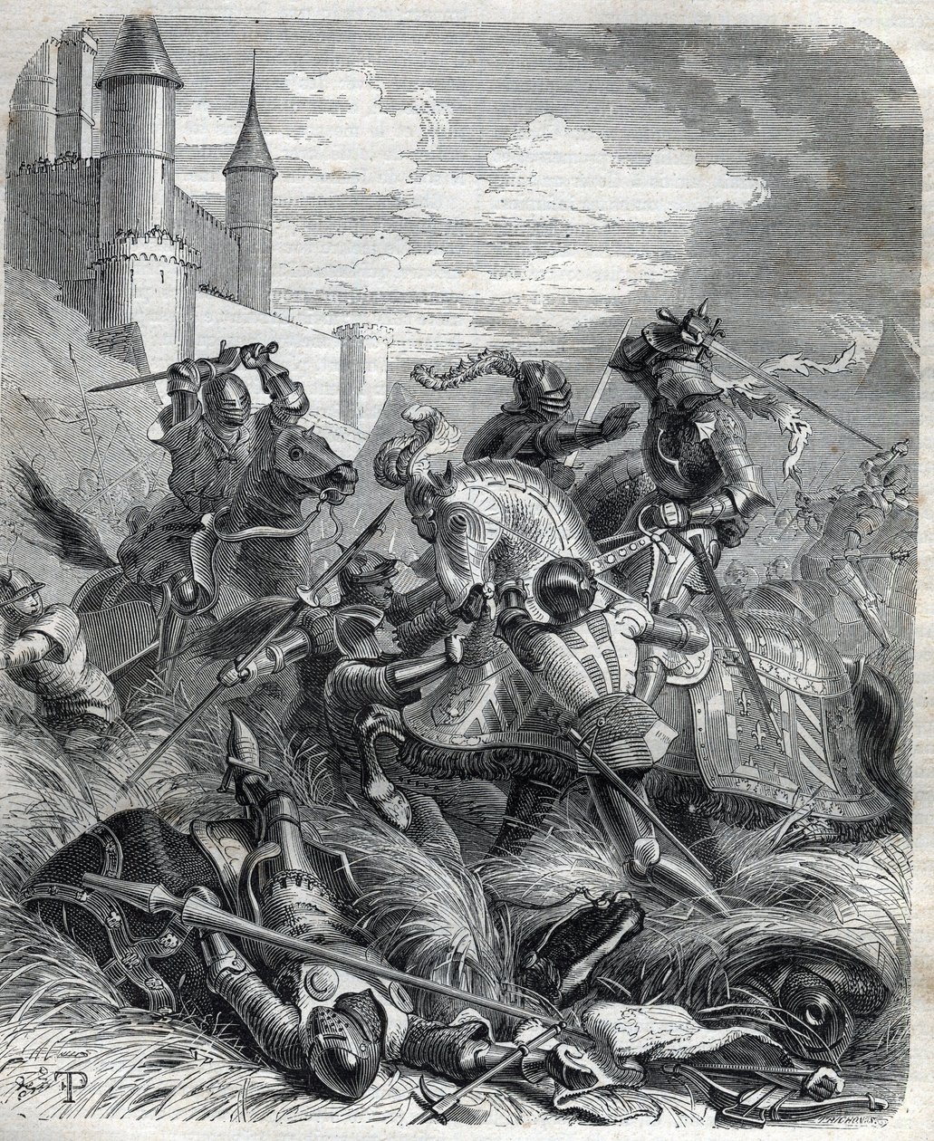 III. Károly, Durasi Károly (Durazzo) néven ismert nápolyi király július 16-án lépett be Nápolyba a nép segítségével. alkotó: Unknown artist