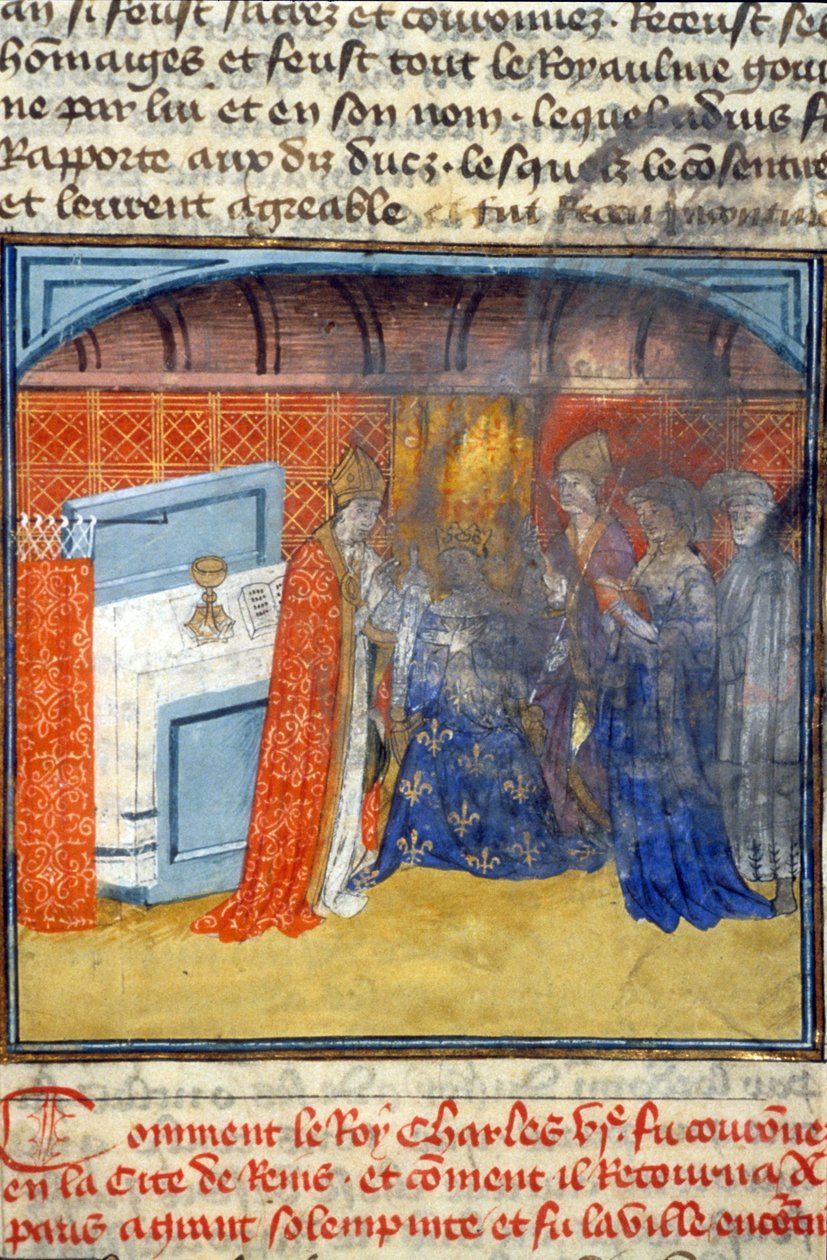 Charles VI, 512, 468r: Engedélyezési kérelem a Toulouse Városi Könyvtárhoz (tel: 05 62 27 66 66) alkotó: Unknown artist