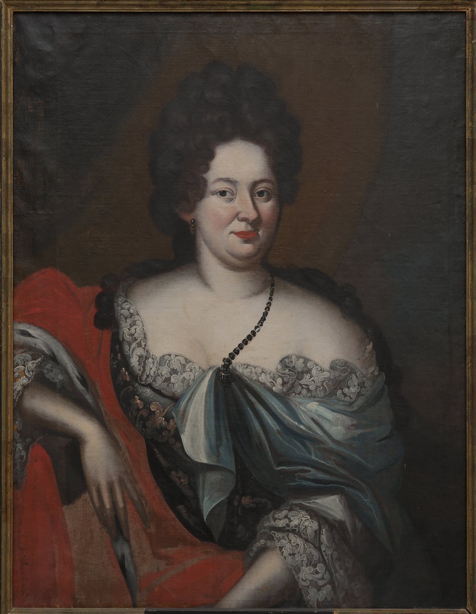 Charlotte Sophie, Courlande hercegné - Charlotte Sophie (1651-1728), Kurland hercegnőjének portréja, Anonymous . Olajfestmény. Mérete: 98x74 cm. Nemzeti Múzeum Stockholm alkotó: Unknown artist