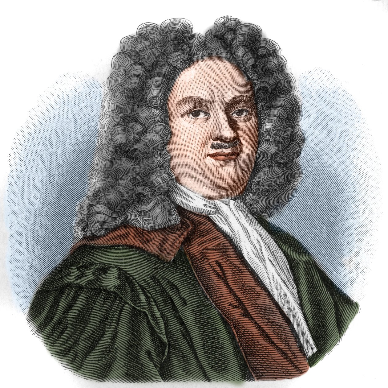 Christian Thomasius (1655-1728) német jogtudós és filozófus. alkotó: Unknown artist