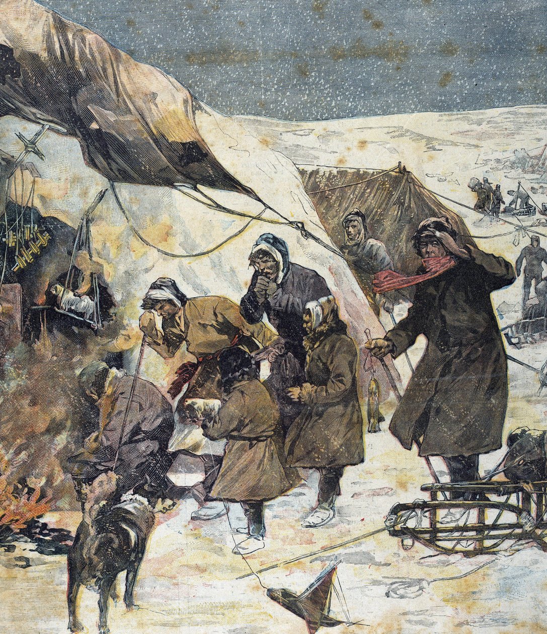 Karácsony Groelandban 1903-ban. alkotó: Unknown Artist