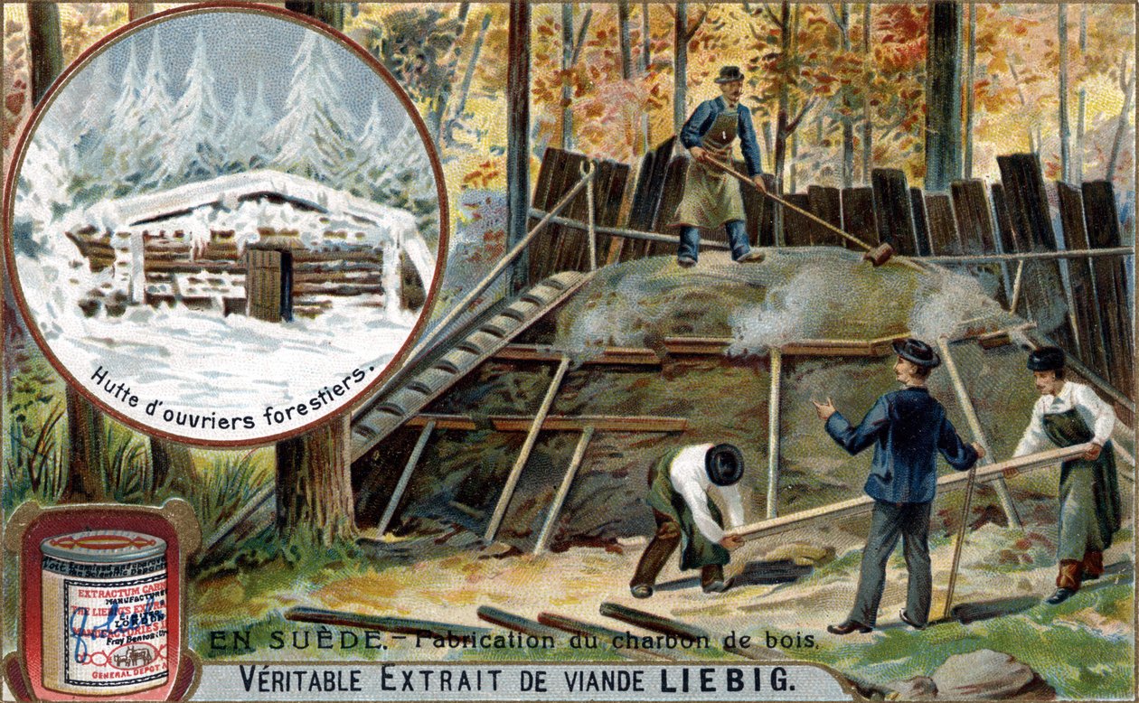Kromolitográfia, Liebig-kép. alkotó: Unknown artist