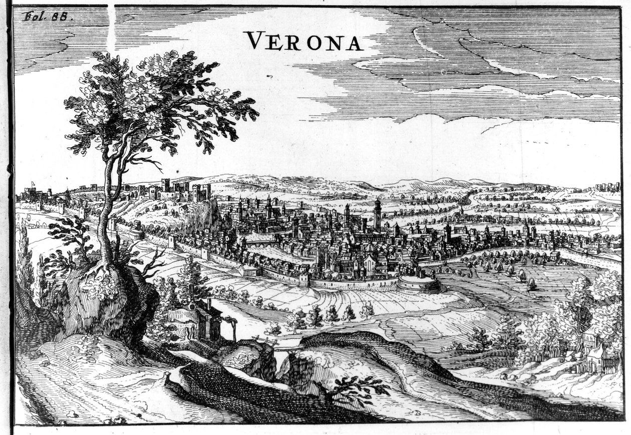 Verona várostérképe 16. sz. alkotó: Unknown artist