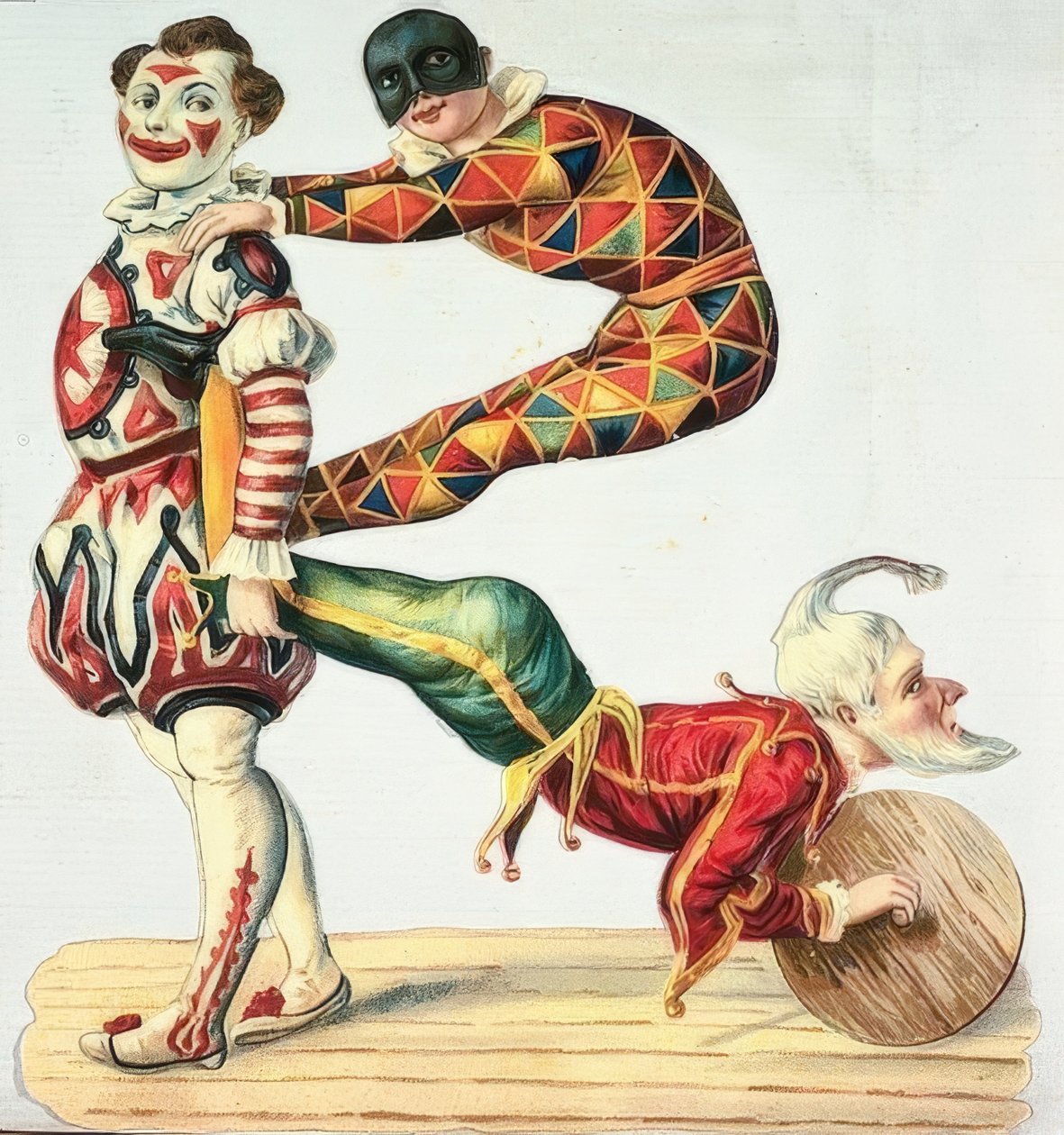 Bohócok és harlekinek alkotó: Unknown