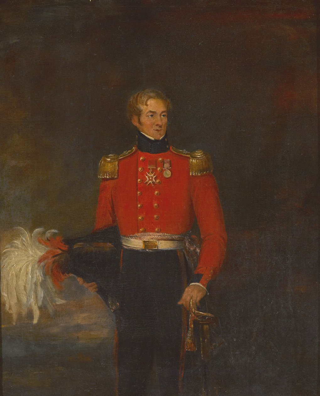 Sir Richard Llewellyn ezredes, 28. gyalogezred, 1835 körül alkotó: Unknown