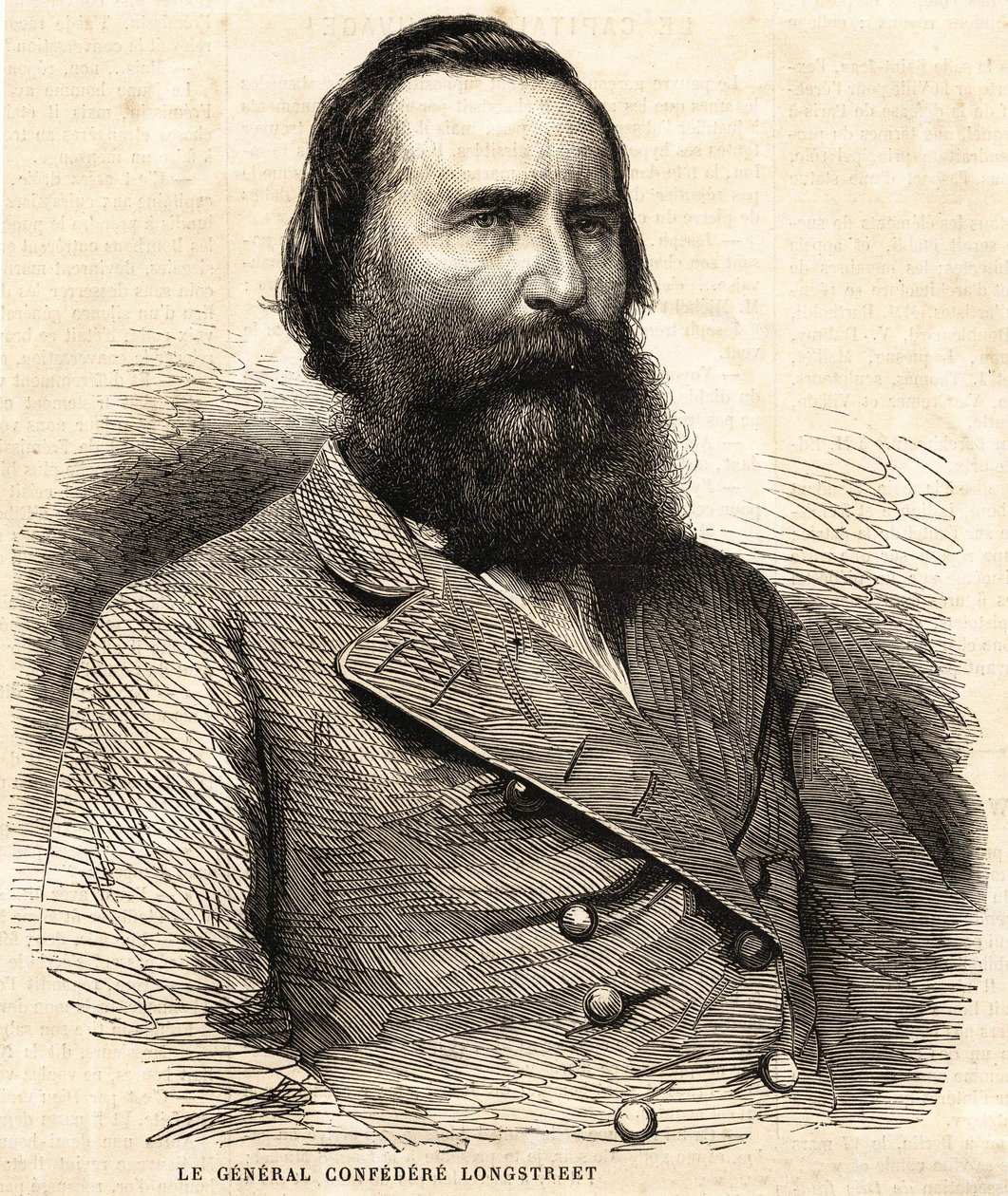 James Longstreet konföderációs tábornok (1821-1904). alkotó: Unknown artist