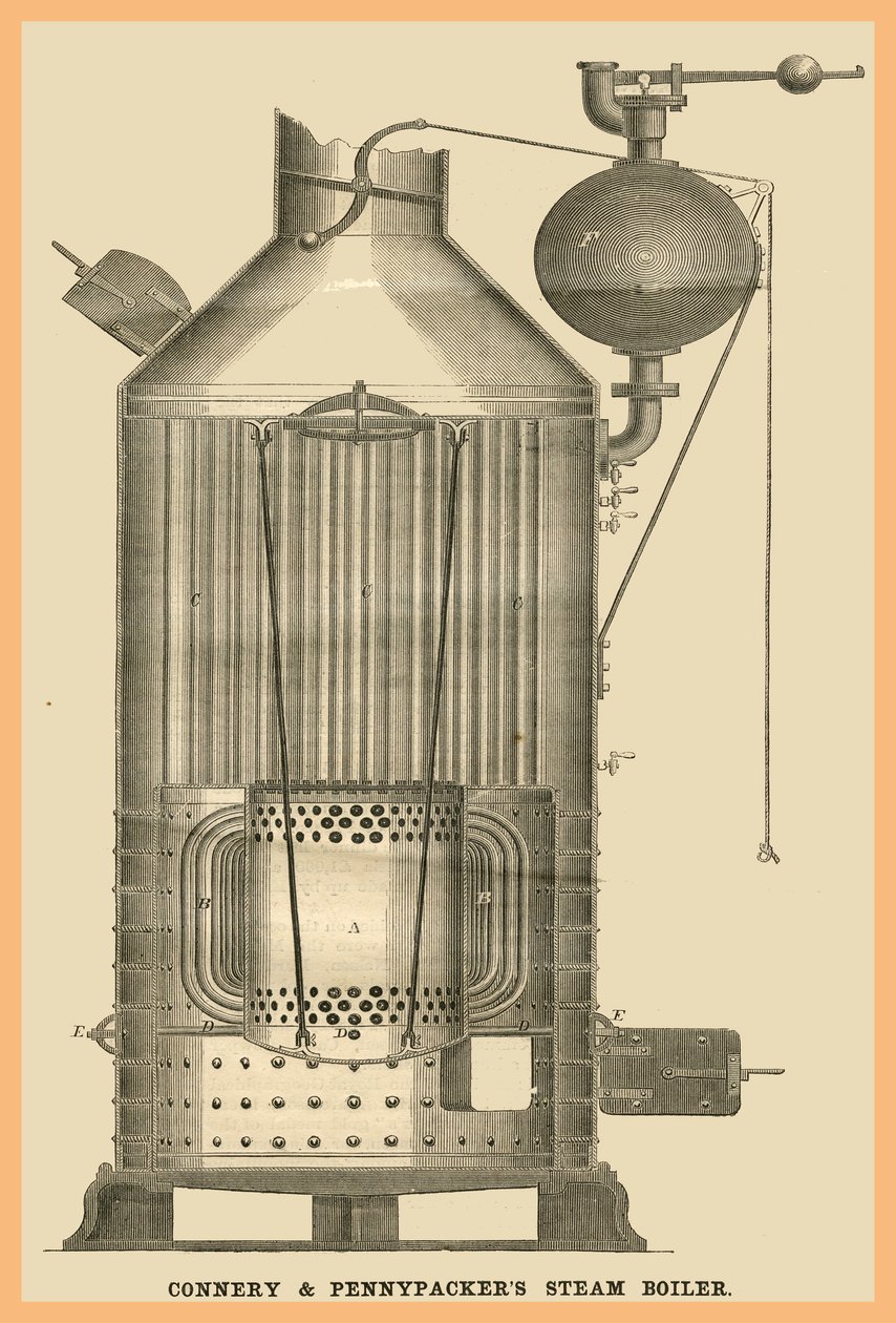 Connery - Packer gőzkazán alkotó: Unknown Artist