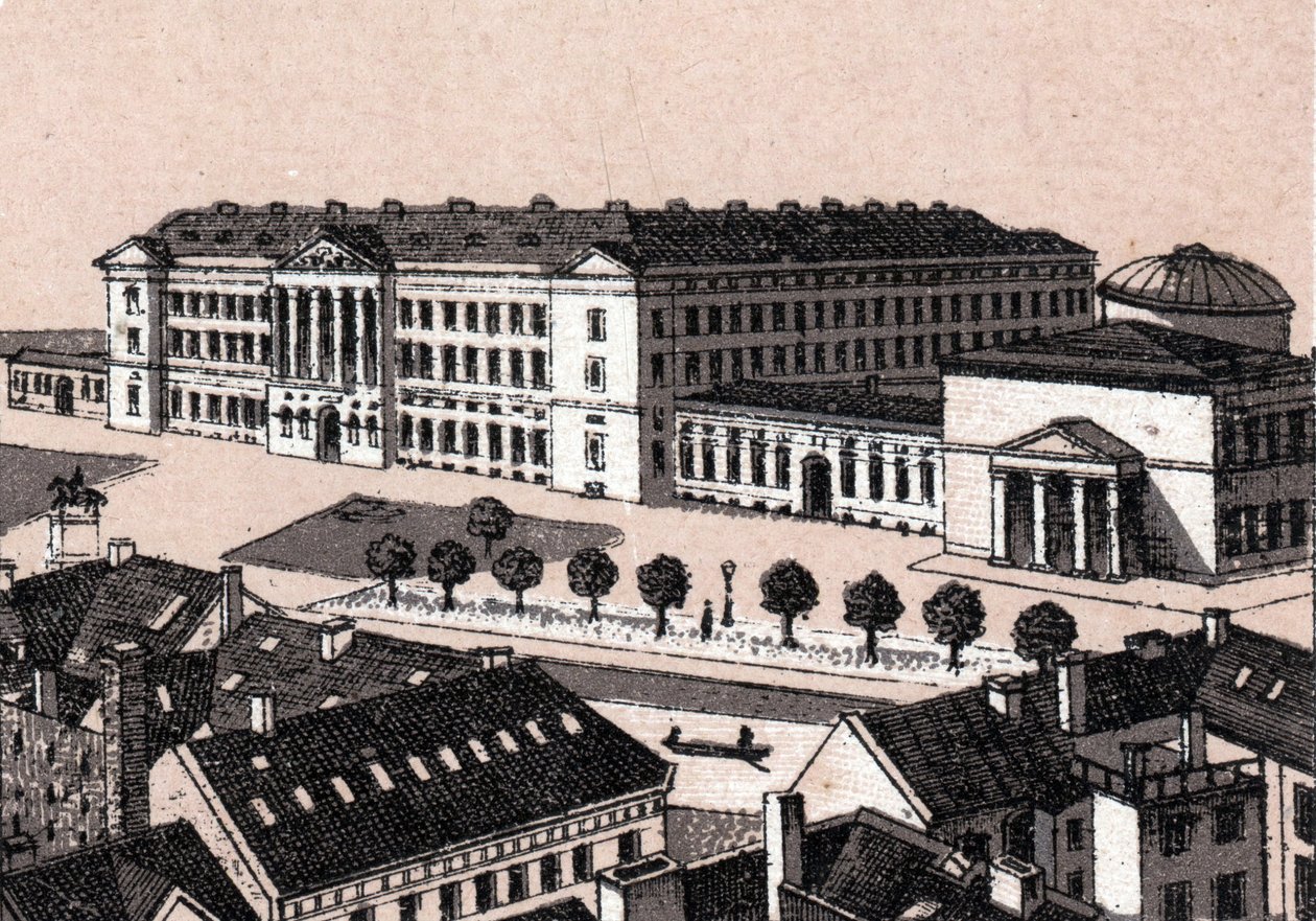 Koppenhága, Dánia: kilátás a Christiansborg kastélyra (Castle Christiansborg Koppenhágában). in "" A világ 168 nézetet szemléltet"" Keltezés nélküli (XIX. század vége) alkotó: Unknown artist