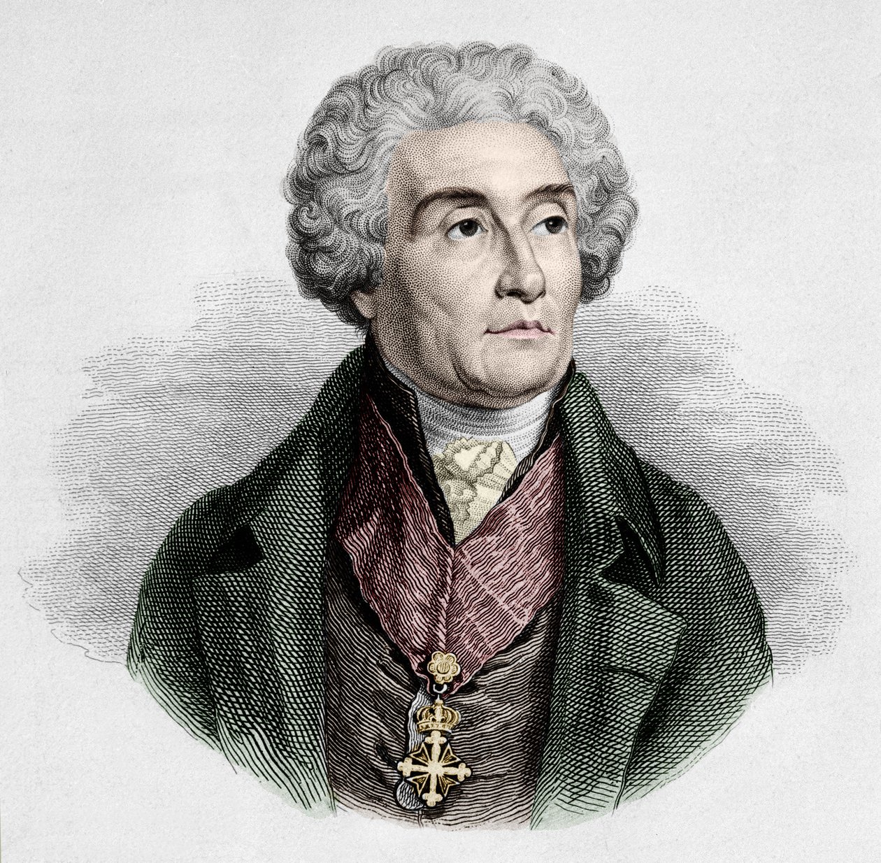 Joseph de Maistre gróf (1753-1821) francia politikus, író és filozófus. Milánói magángyűjtemény. alkotó: Unknown artist