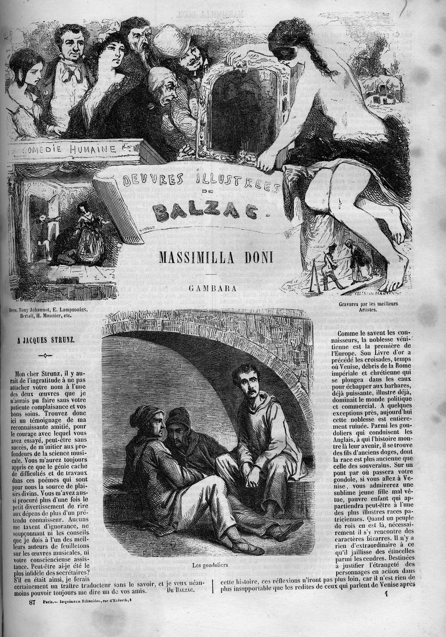 Borító a „” Massimilla Doni” című regényhez alkotó: Unknown artist