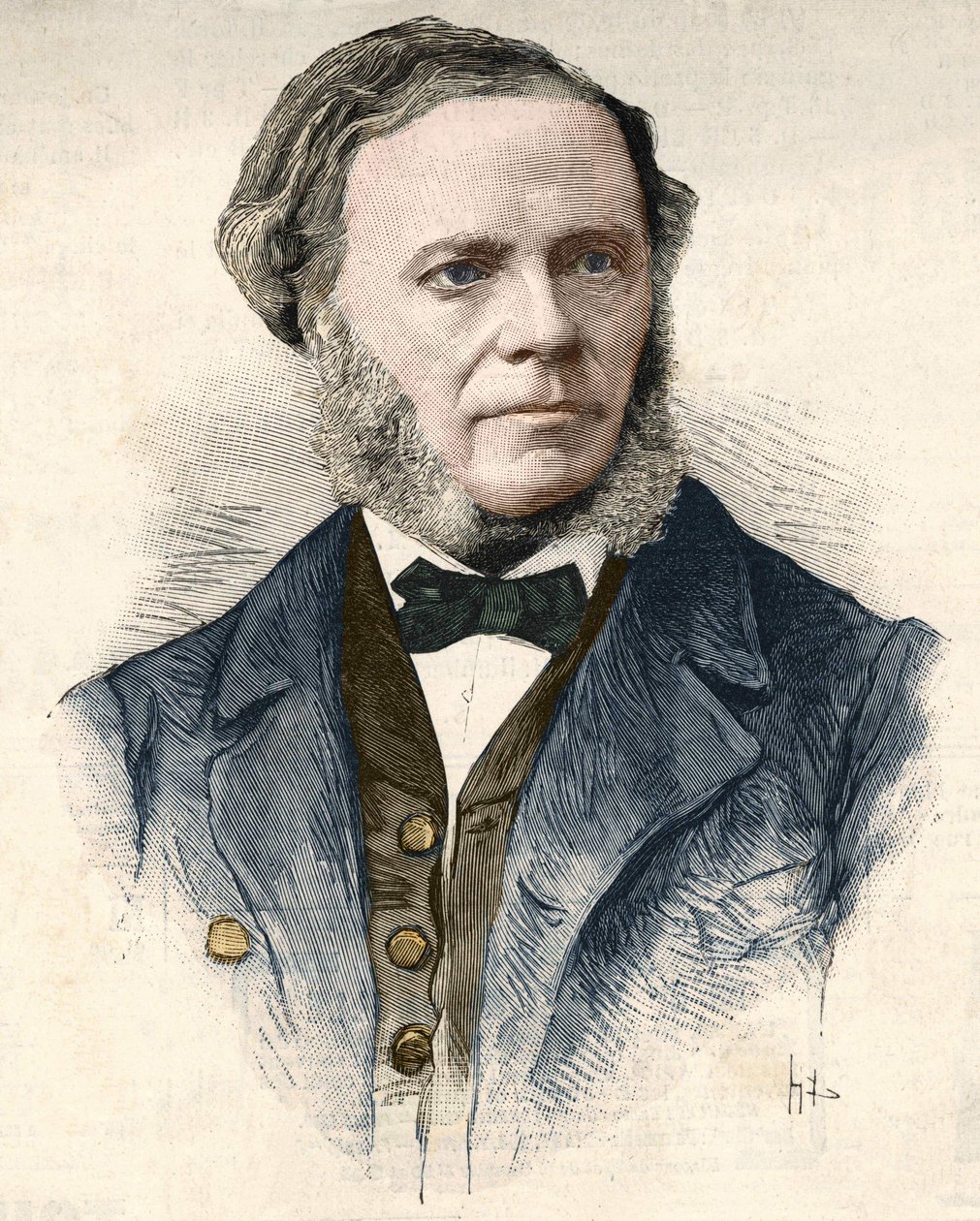 César Franck (1822-1890), belga származású francia zeneszerző és orgonista. alkotó: Unknown artist