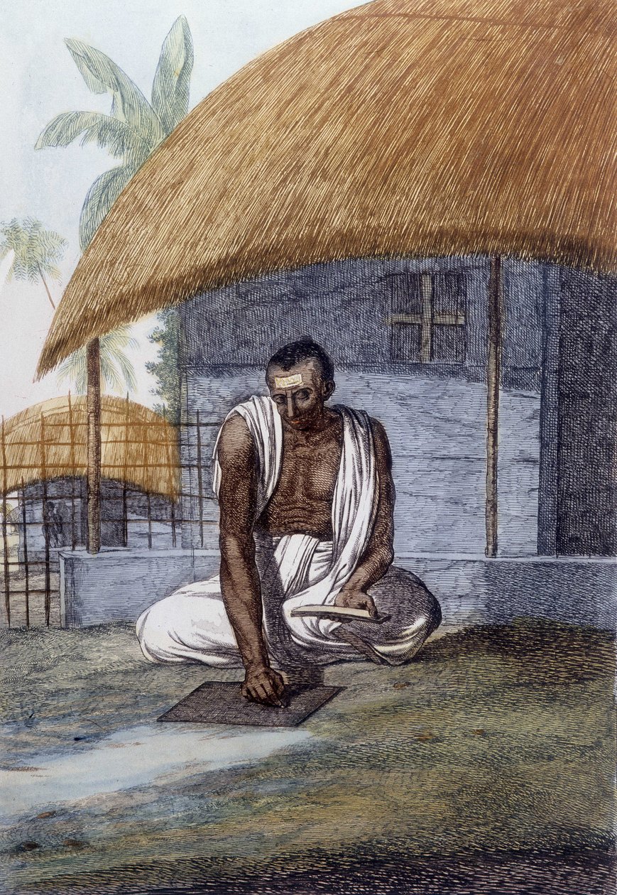 Kultúra, civilizáció és indiai társadalom: Egy asztrológus portréja, India. alkotó: Unknown artist