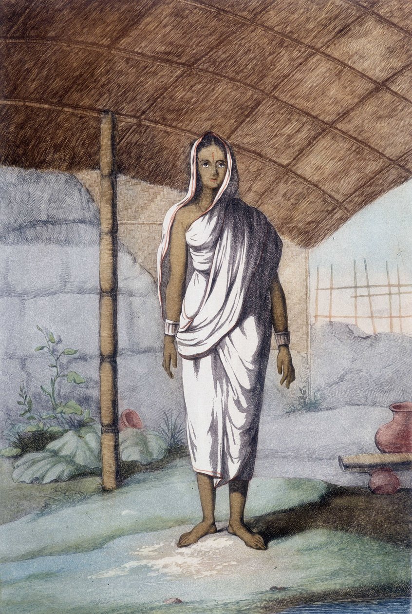 Kultúra, civilizáció és indiai társadalom: alsó kaszt nő. alkotó: Unknown artist
