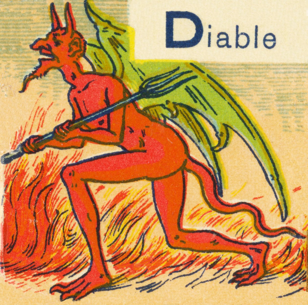 D mint Ördög alkotó: Unknown artist