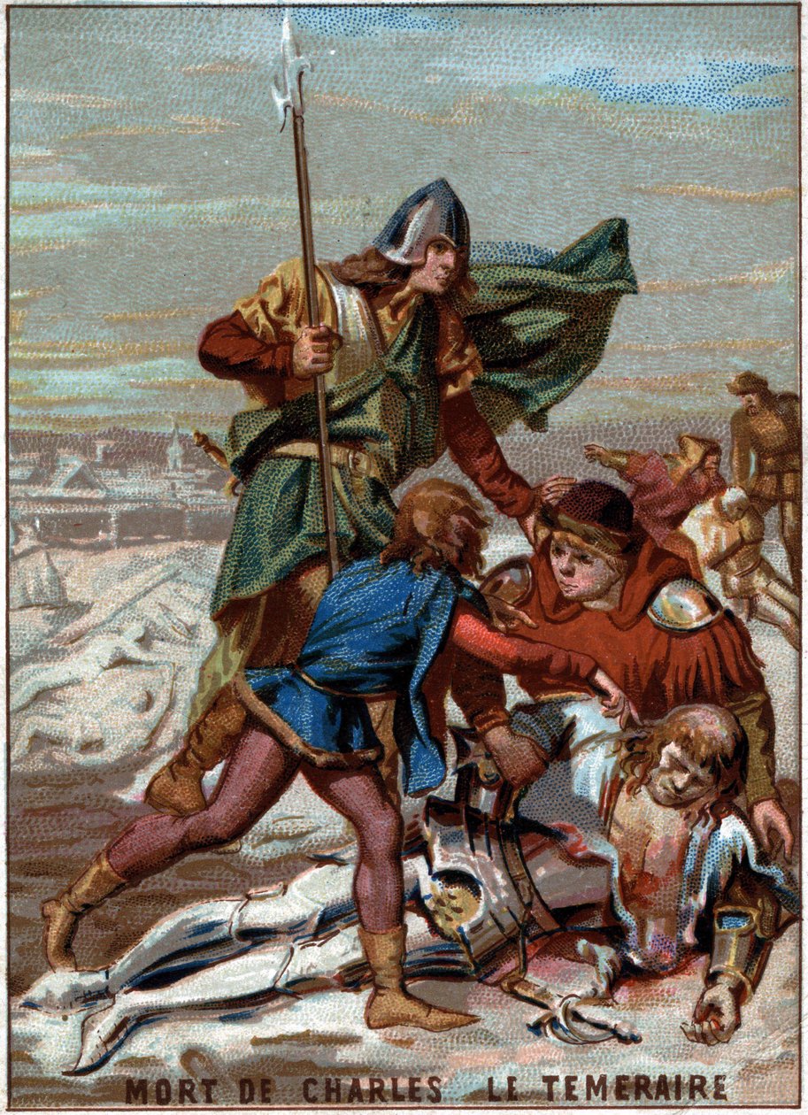 Temeraire Károly (1433-1477), burgundi herceg halála alkotó: Unknown artist