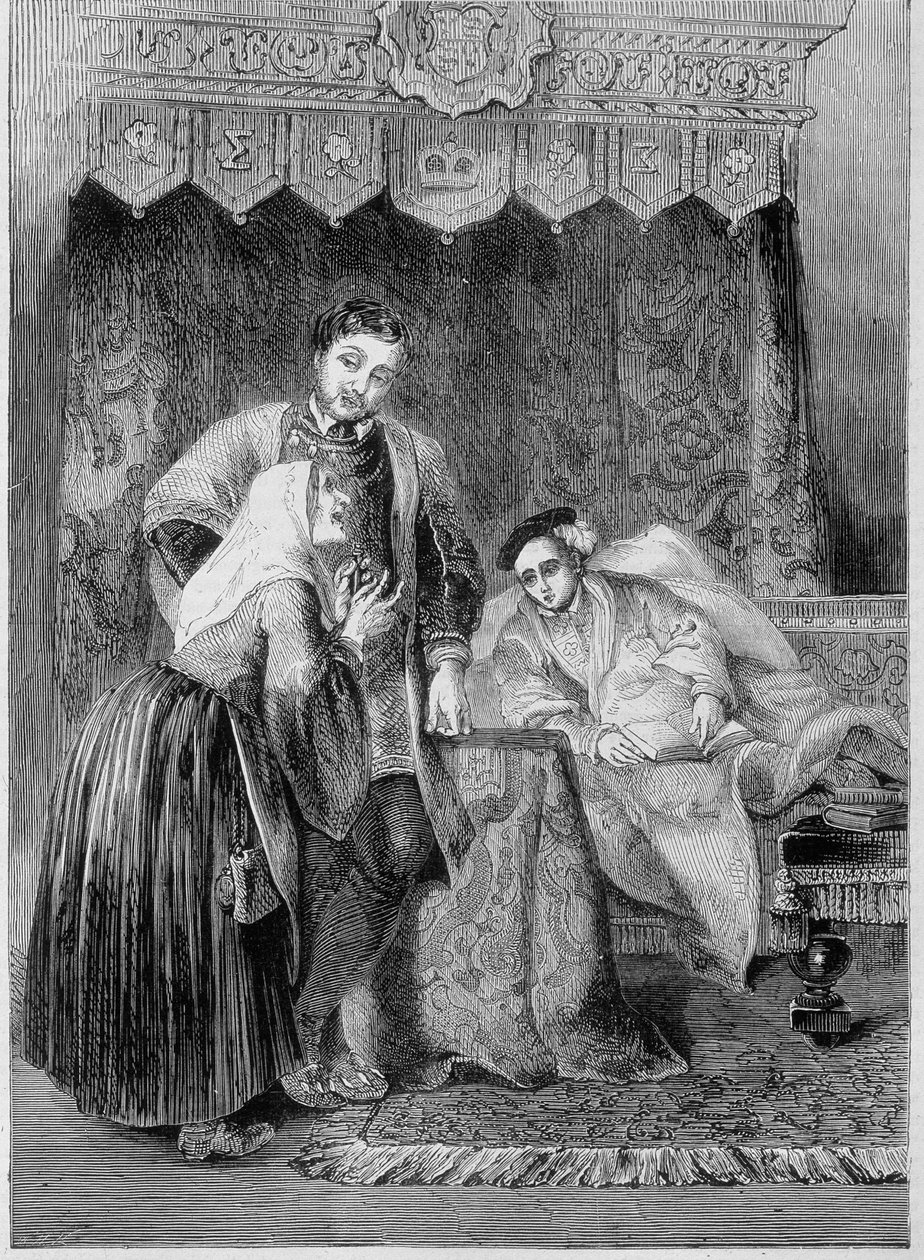VI. Edward (1547-1553), angol király halála. alkotó: Unknown artist