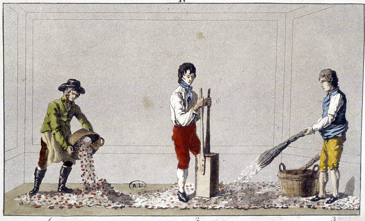 Dekoráció: a padlóburkolás egyik szakasza alkotó: Unknown artist
