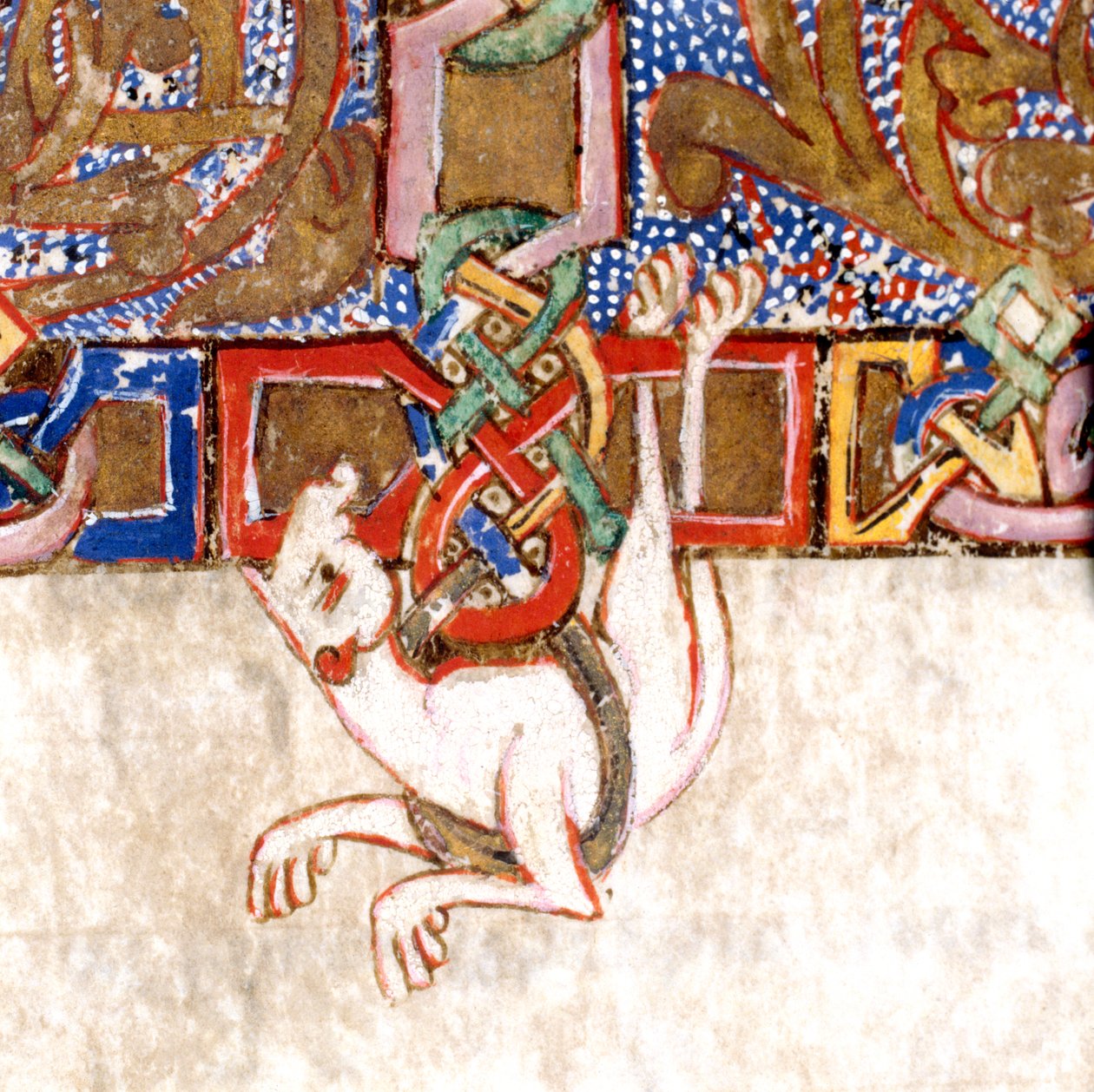 A világító kereszt részlete: a breviárium-misszál f.108v alkotó: Unknown