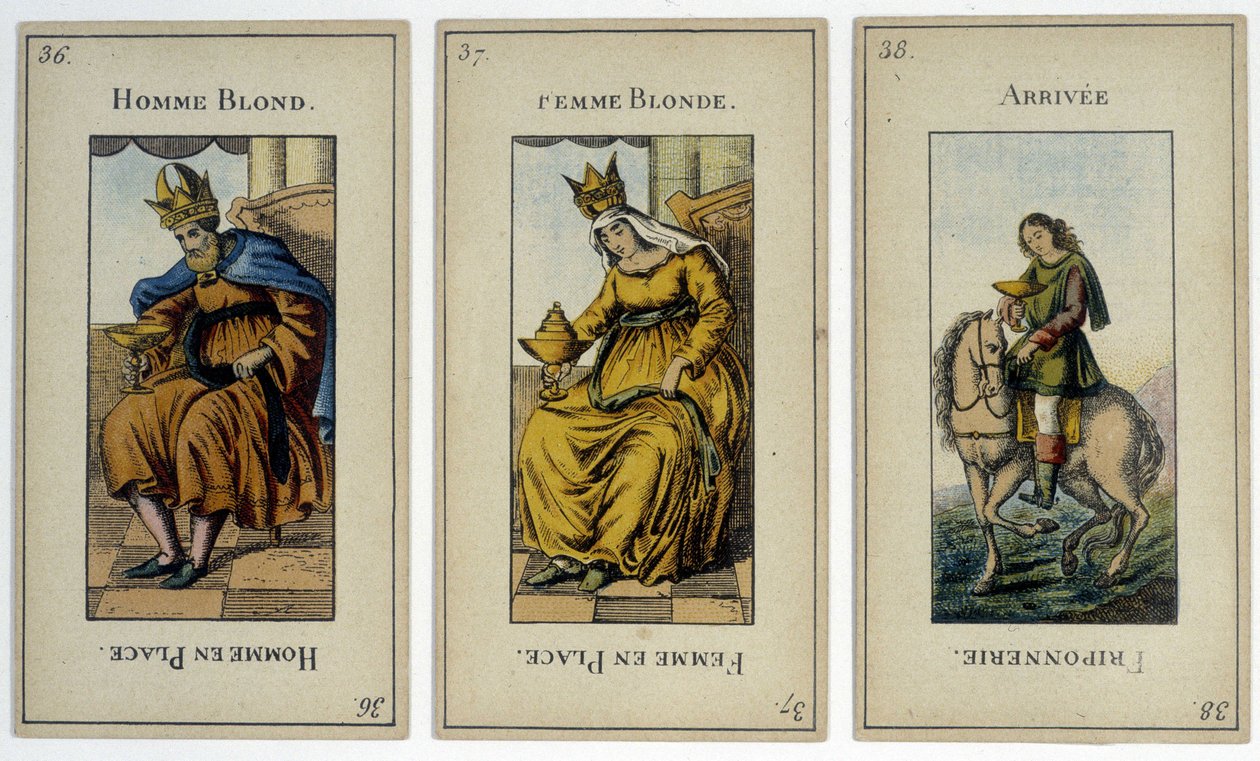 Jósló tarot kártyák, deb. 19. század (?) alkotó: Unknown artist