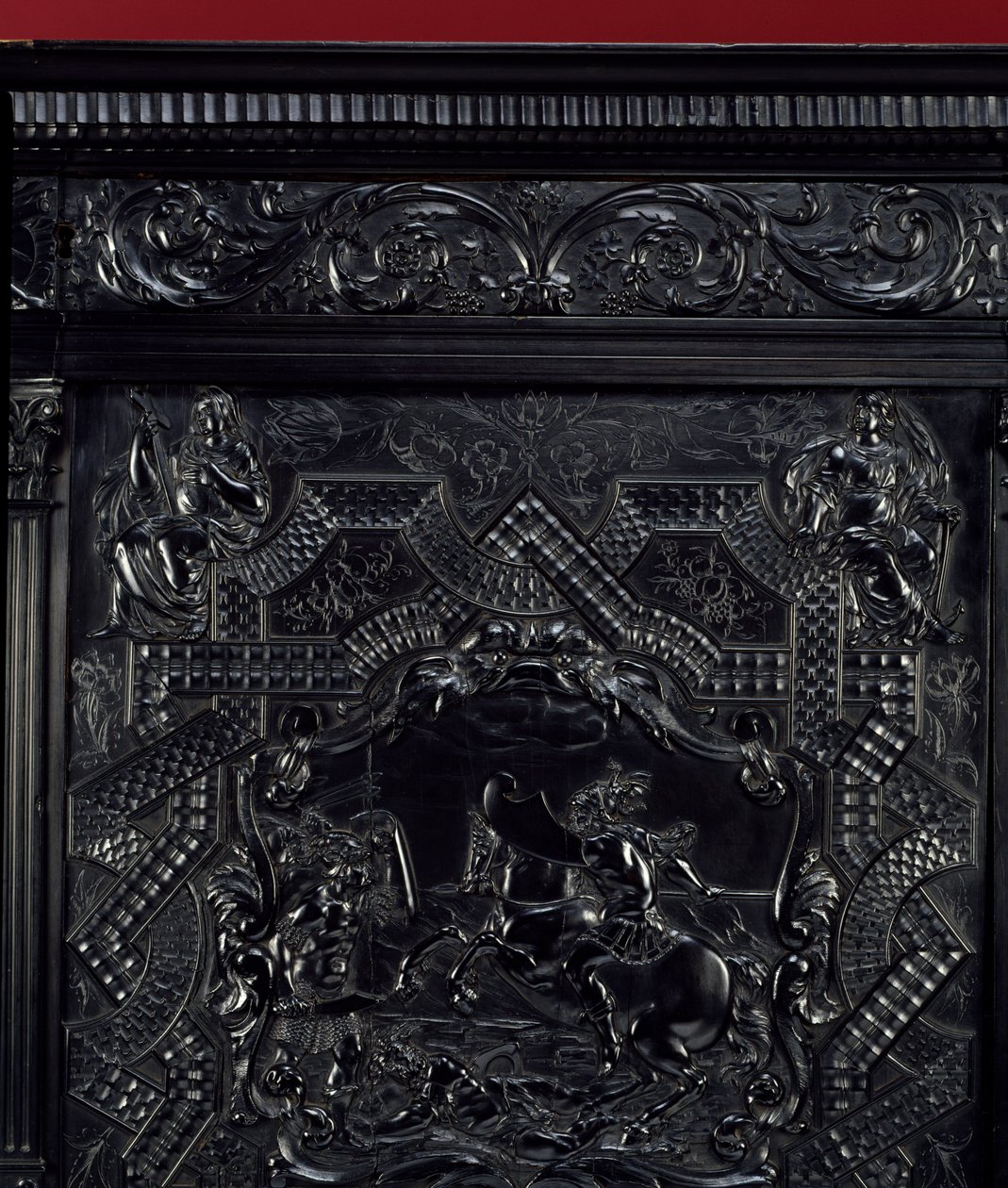 Ebene gyakorlat. Horatius Cocles, a római hős megvédi a római Sublicius hidat a porsennai etruszkok támadása ellen Kr.e. 507-ben. Részlet. 1645 körül Párizs. Louvre múzeum alkotó: Unknown artist