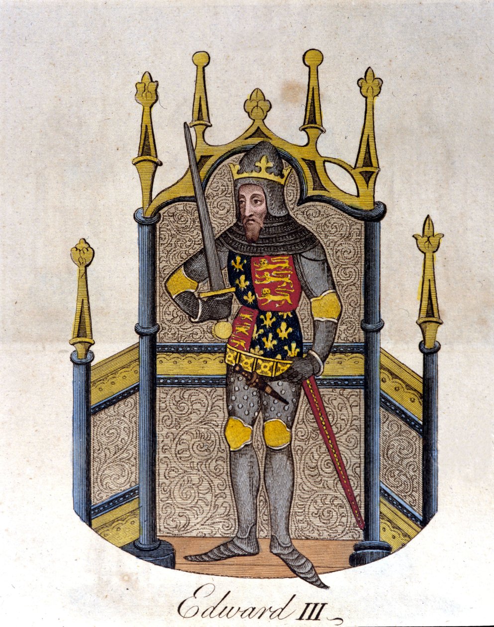 III. Edward angol király (1312-1377). alkotó: Unknown artist