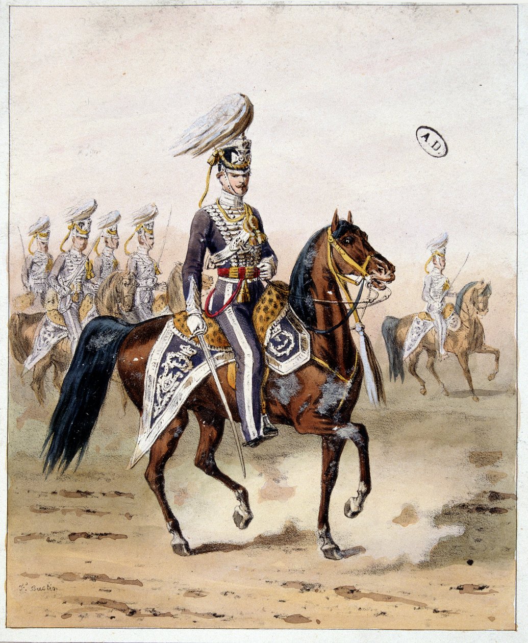 Indiai angol armee: Madras lovassága alkotó: Unknown artist