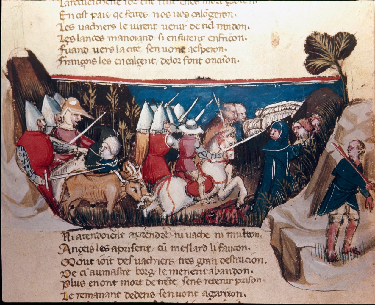 Belépés Spanyolországba (miniatűr alkotó: Unknown artist