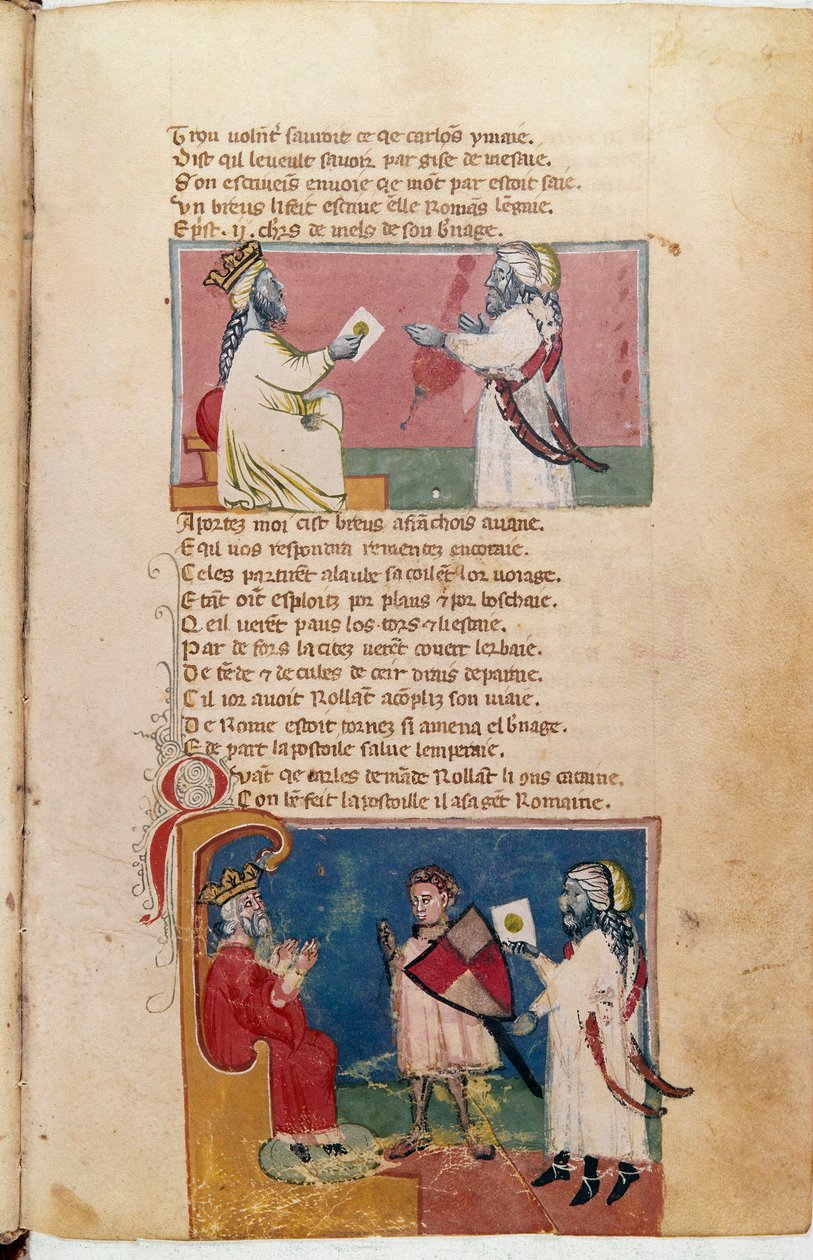Belépés Spanyolországba (miniatűr alkotó: Unknown artist