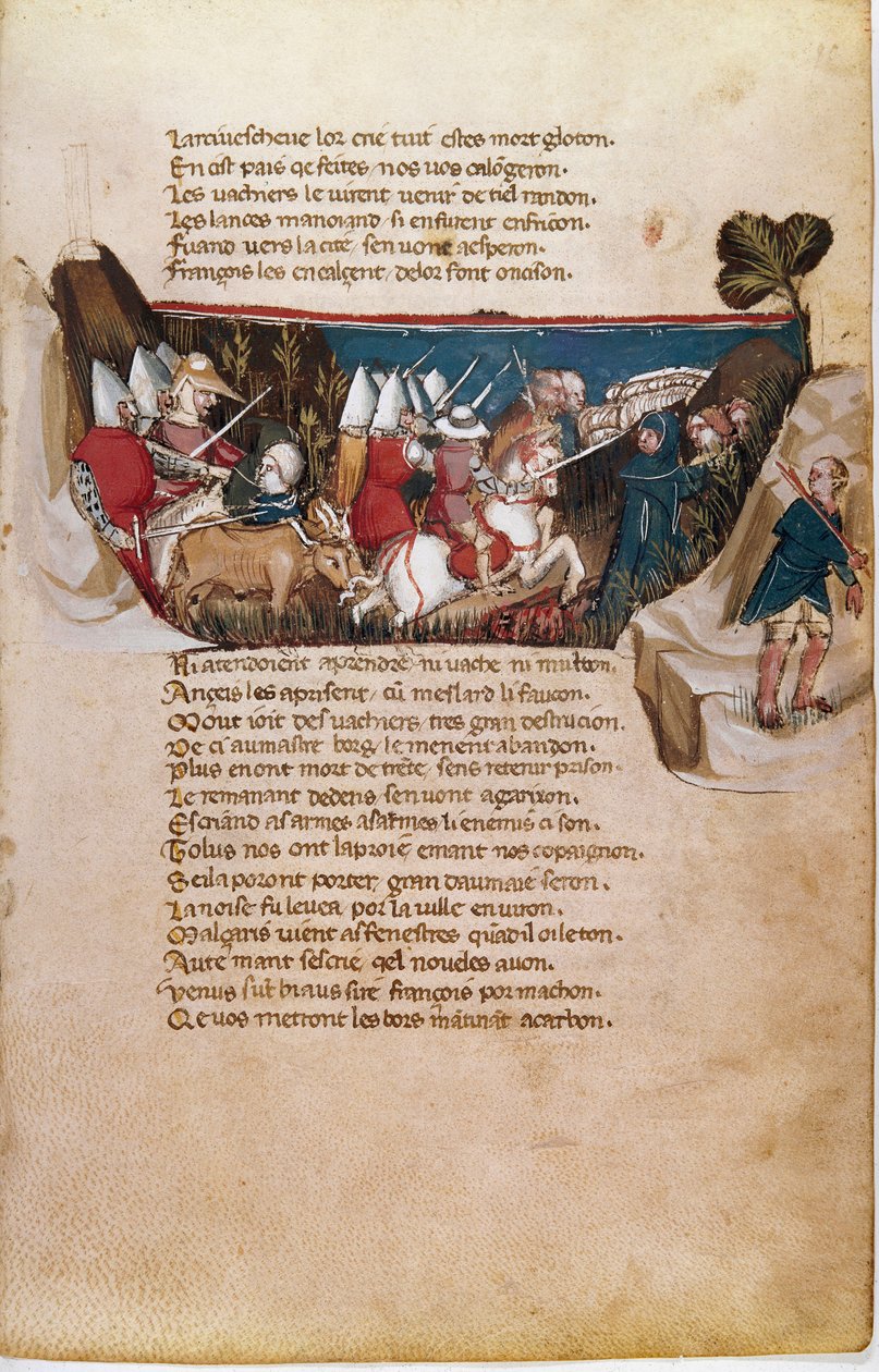 Belépés Spanyolországba (miniatűr alkotó: Unknown artist