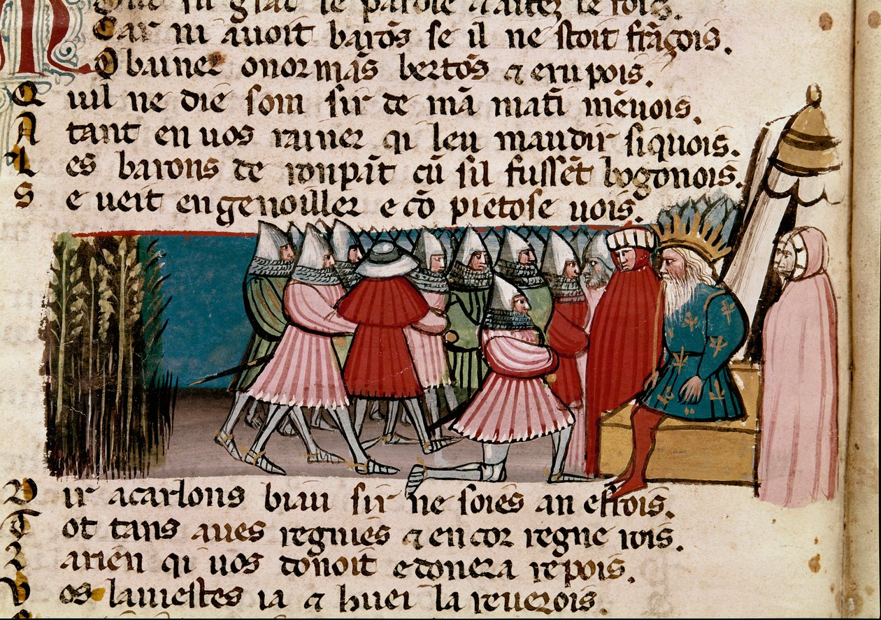 Belépés Spanyolországba (miniatűr alkotó: Unknown artist