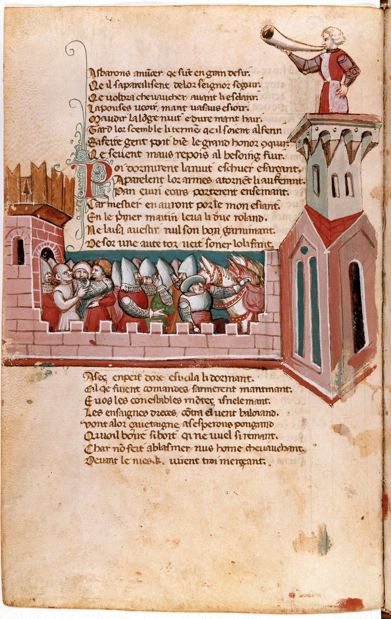 Belépés Spanyolországba (miniatűr alkotó: Unknown artist