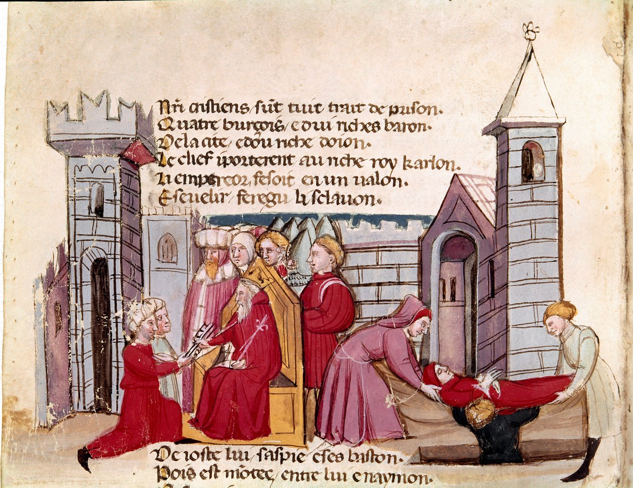 Belépés Spanyolországba (miniatűr alkotó: Unknown artist